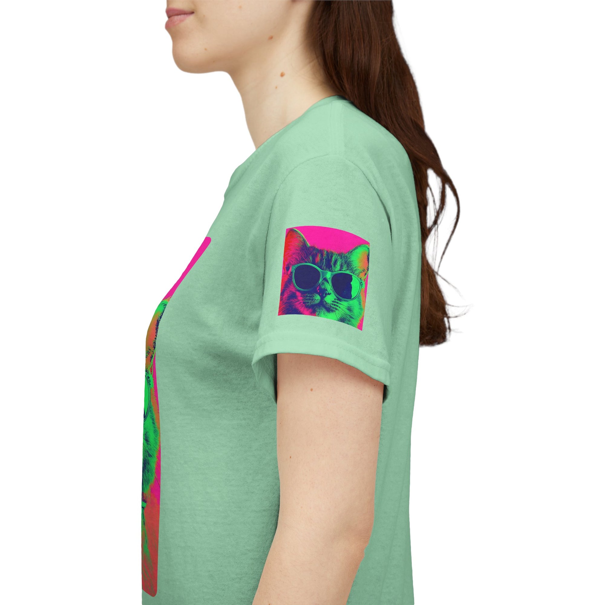 Cool Cat (Whiskers 1) Unisex Heavy Cotton Tee