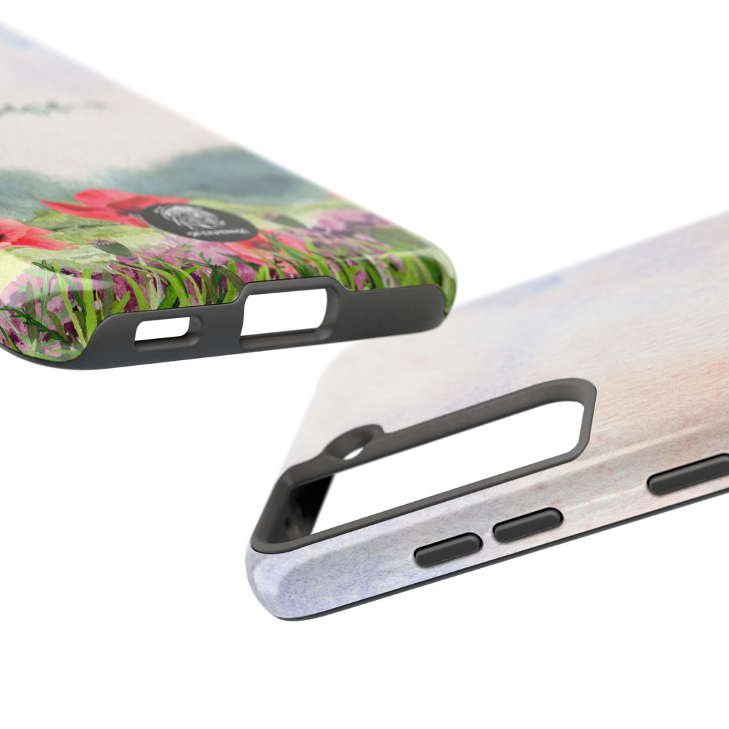Believe Tough Phone Case (For iPhone, Galaxy & More) - Watercolor Flower