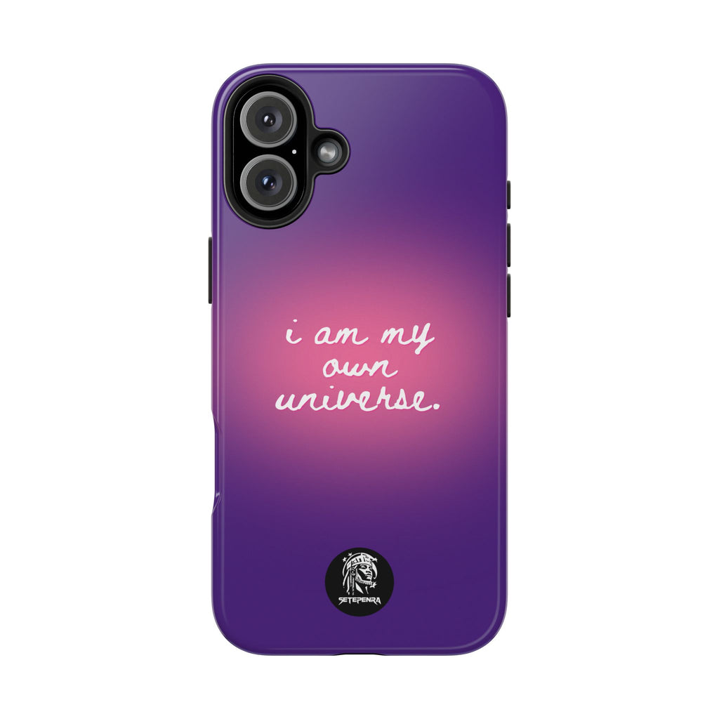 I Am My Own Universe Tough Phone Case (For iPhone, Galaxy & More) - Purple