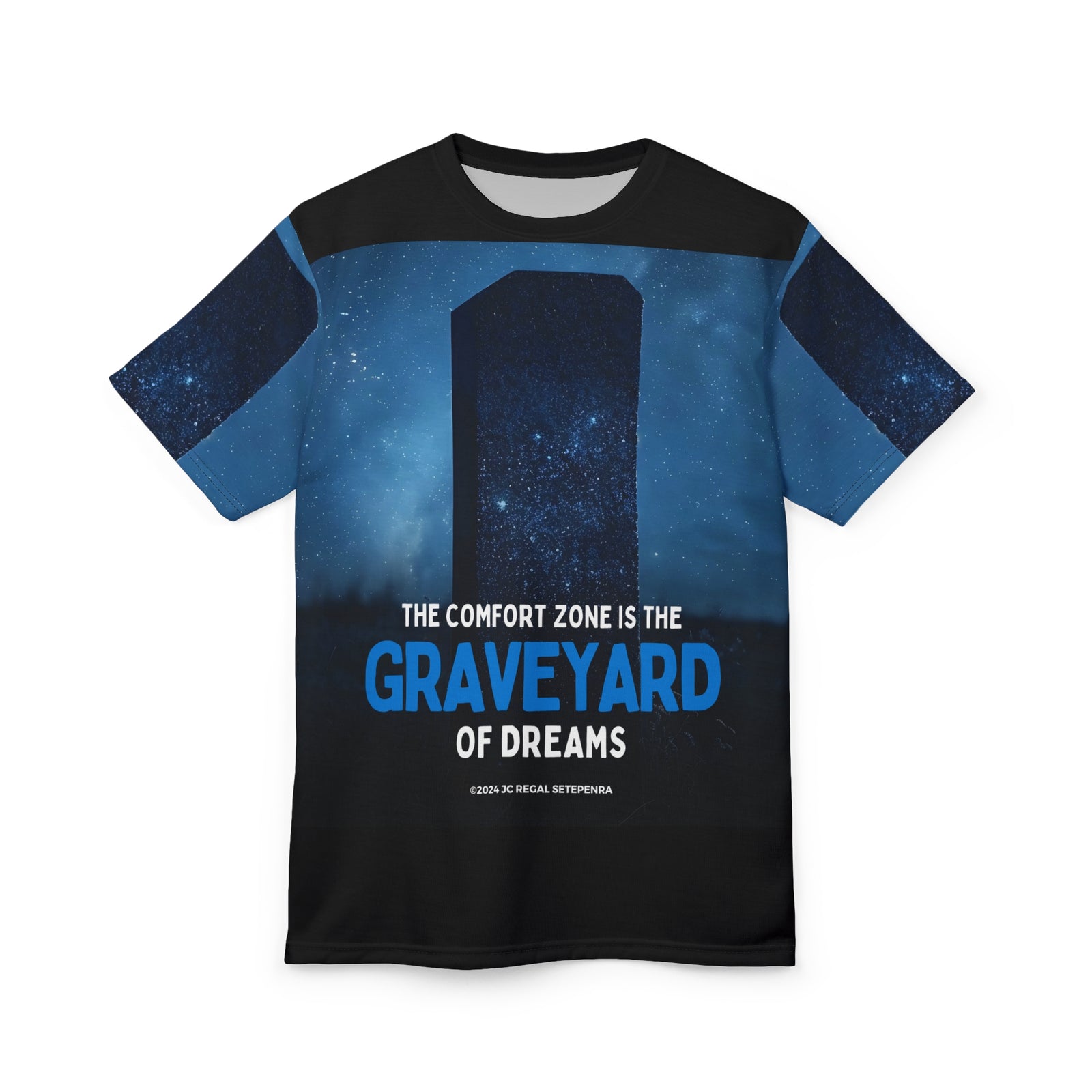 Graveyard of Dreams Unisex Cut & Sew Tee SETEPENRA All Over Prints.