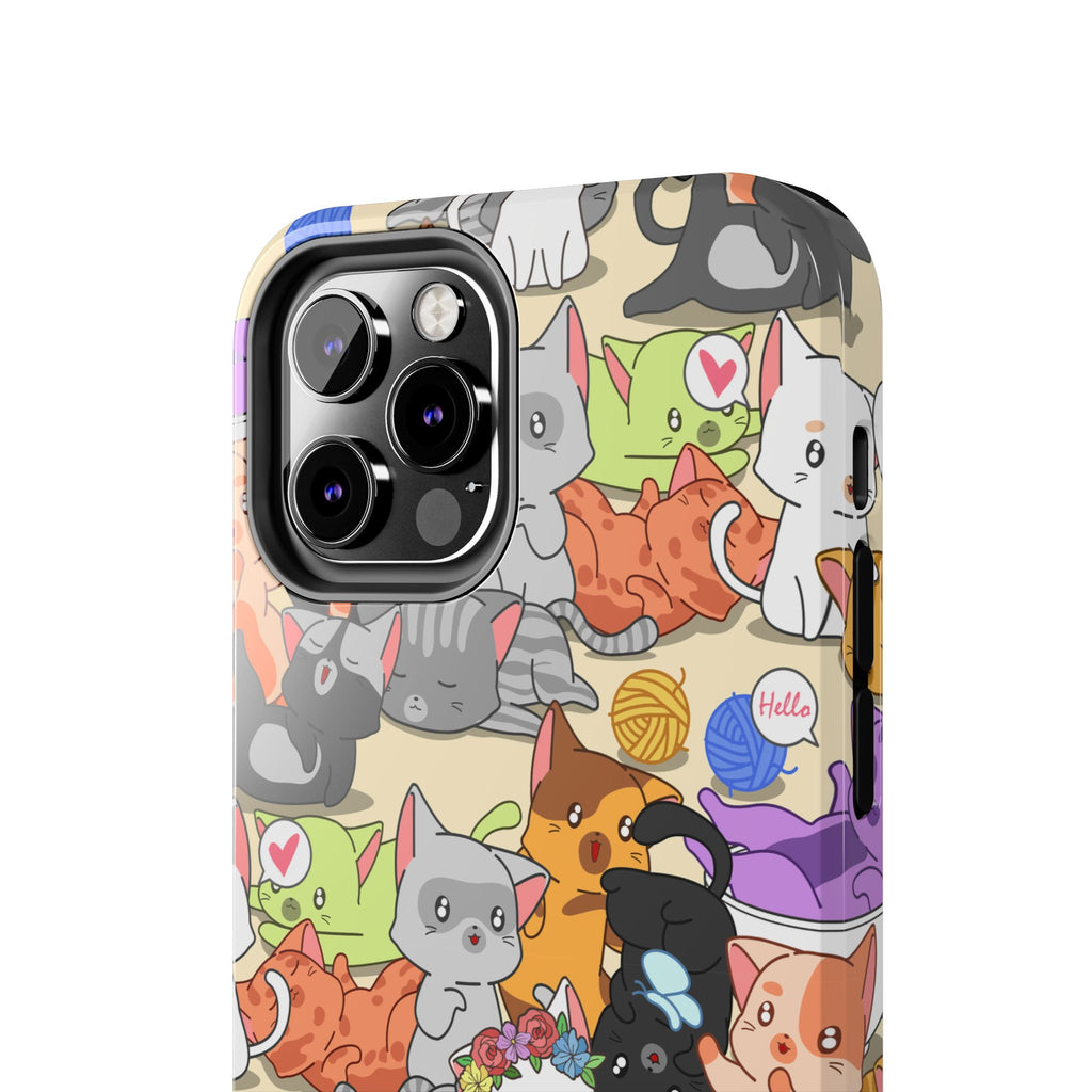 Cats A Lot Tough Phone Case (For iPhone, Galaxy & More)