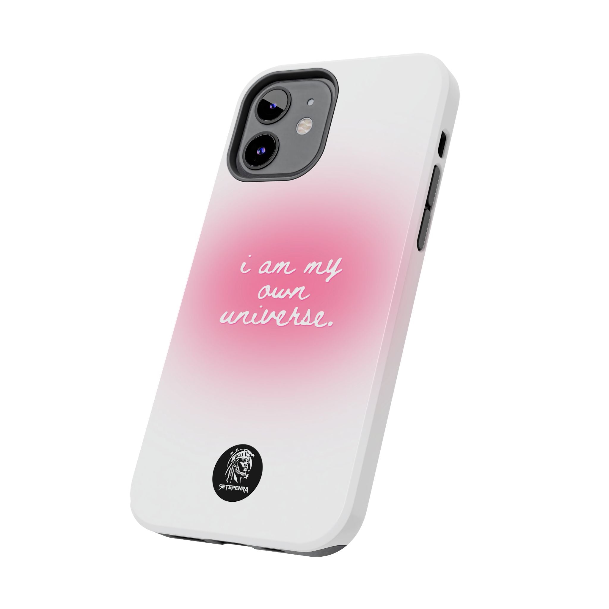 I Am My Own Universe Tough Phone Case (For iPhone, Galaxy & More) - White