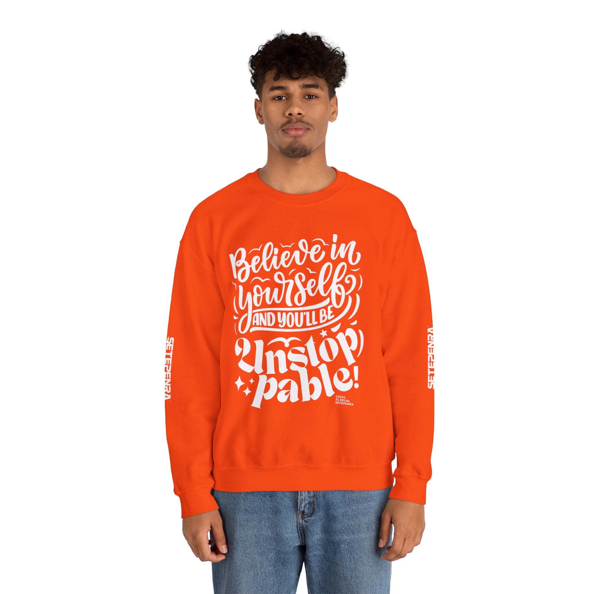 Unstoppable Unisex Heavy Blend™ Crewneck Sweatshirt SETEPENRA Sweatshirt.