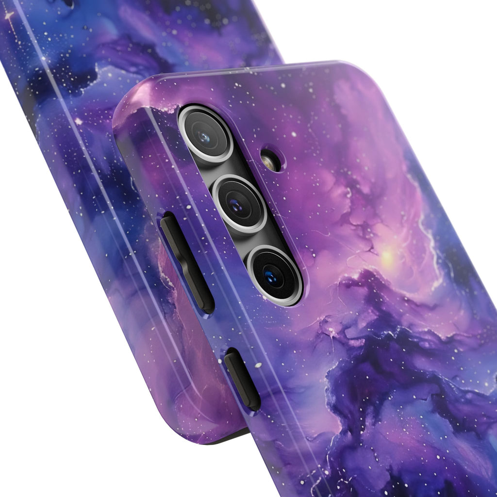 Purple Cosmos Tough Phone Case (For iPhone, Galaxy & More)