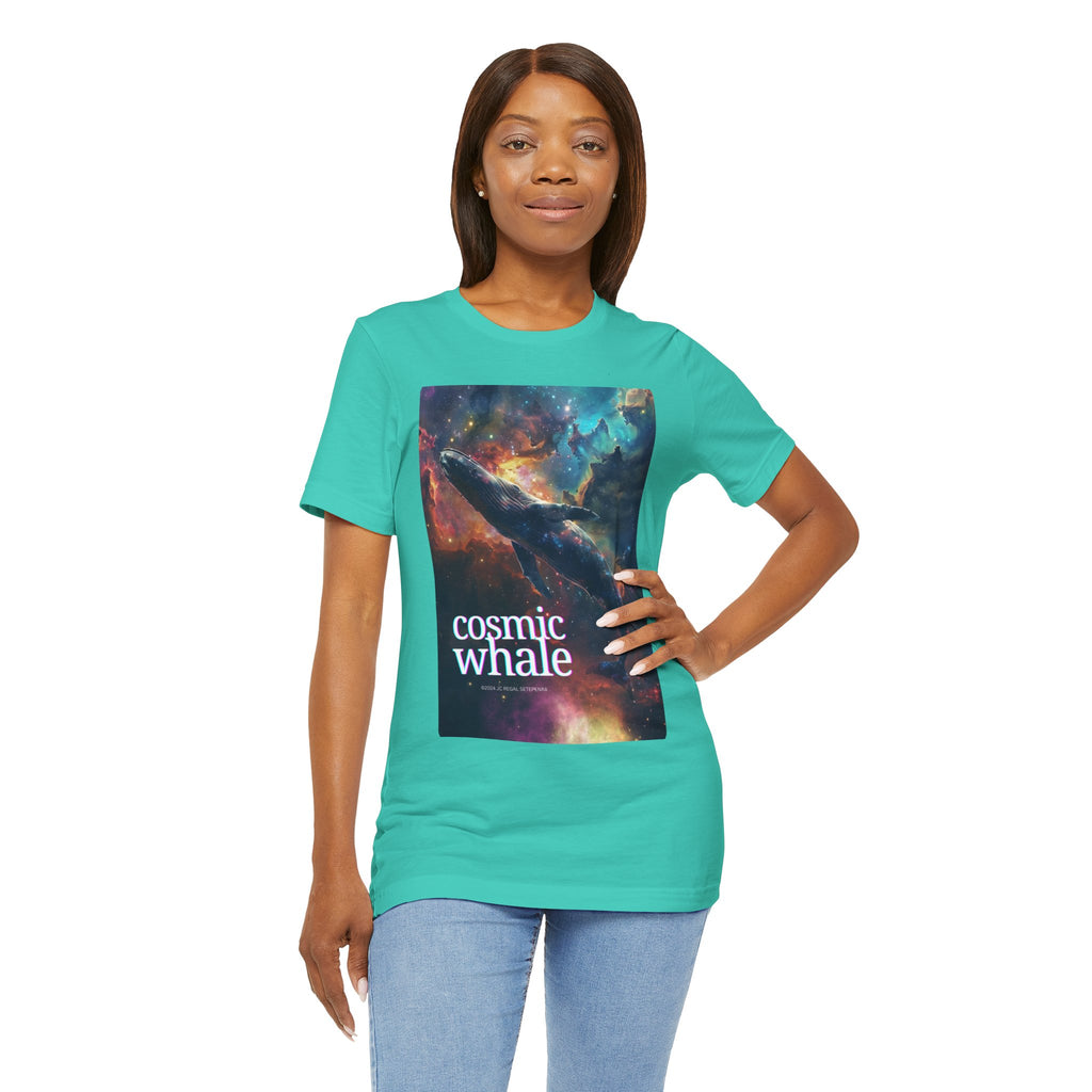 Cosmic Whale Unisex Jersey Short Sleeve Tee