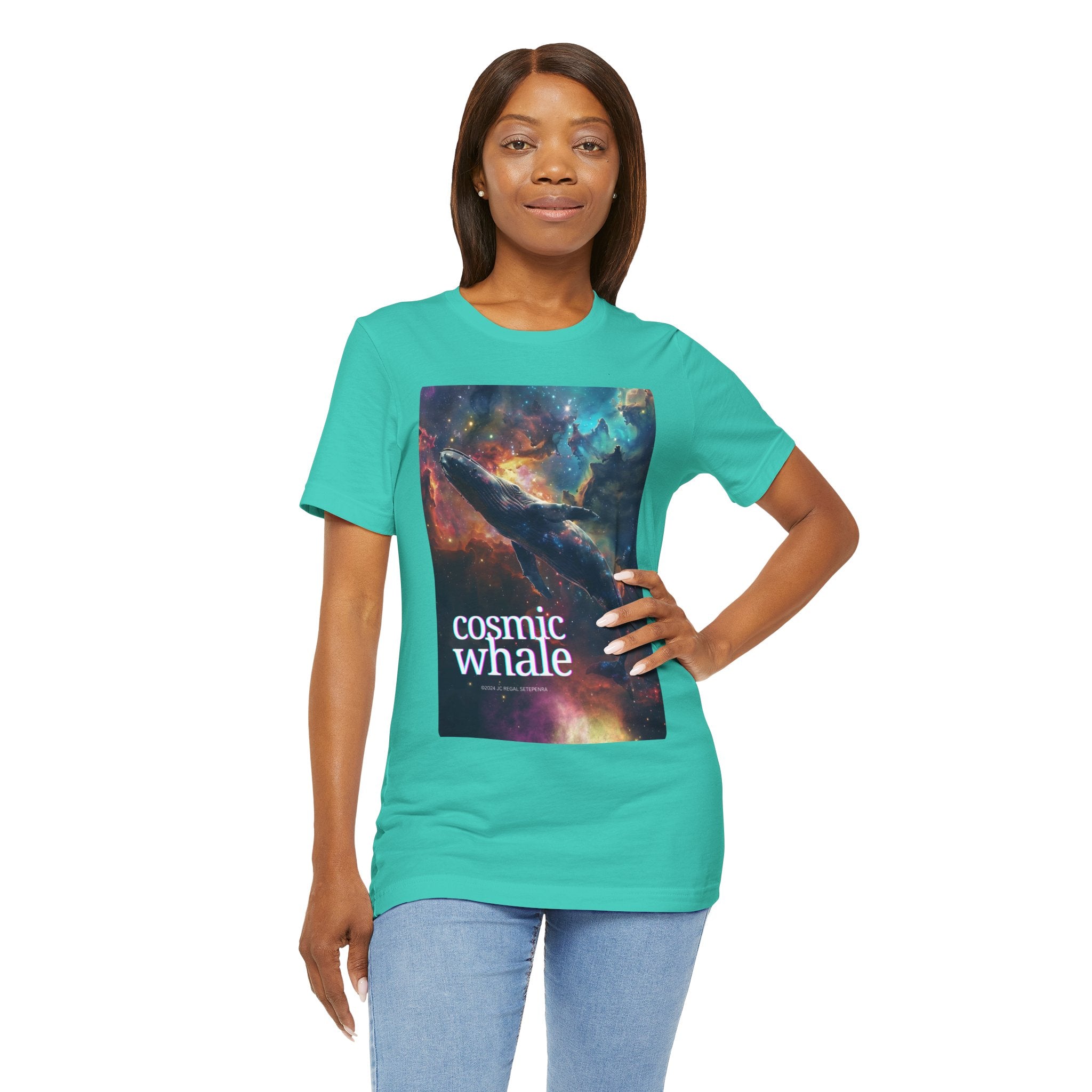 Cosmic Whale Unisex Jersey Short Sleeve Tee