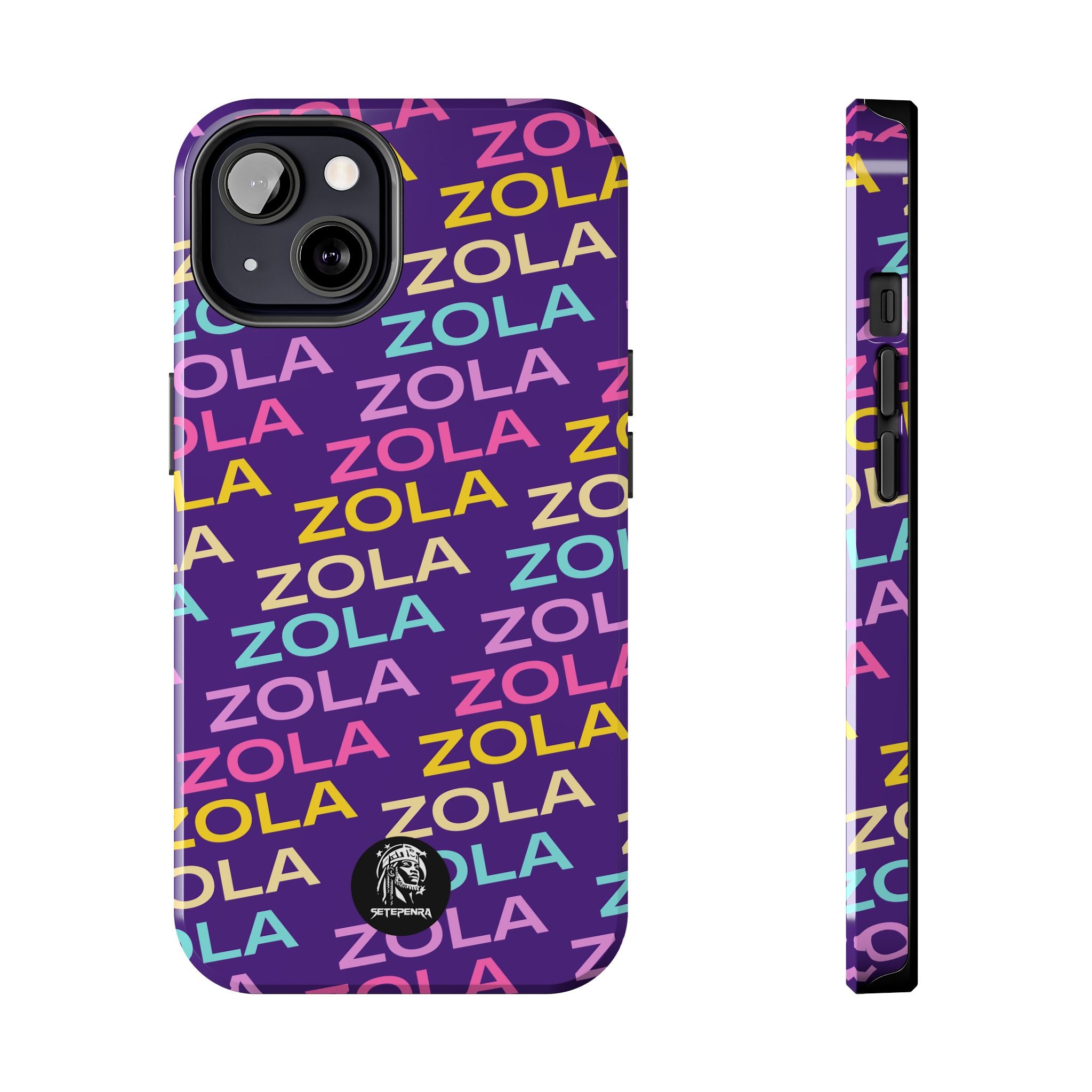 Zola Tough Phone Case (For iPhone, Galaxy & More) - Purple SETEPENRA Phone Case.
