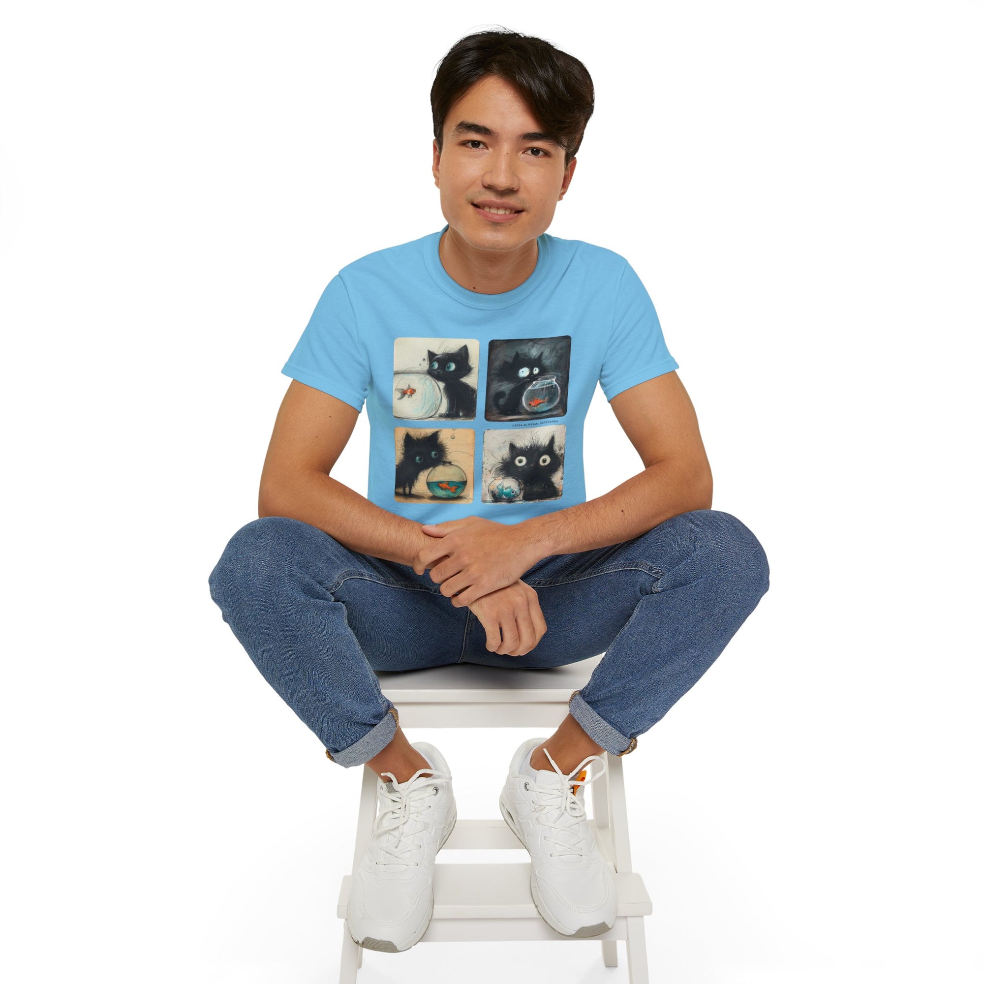 Fishy Kitty Unisex Ultra Cotton Tee