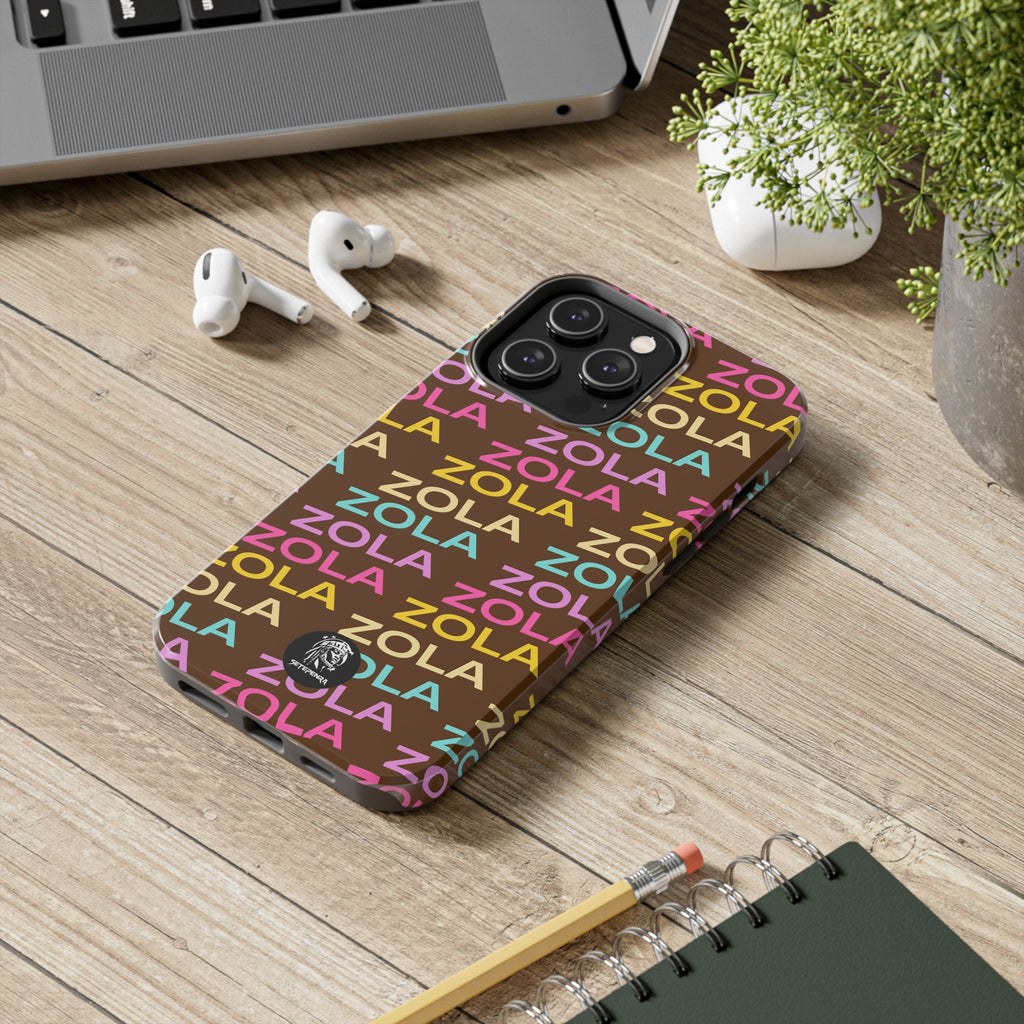 Zola Tough Phone Case (For iPhone, Galaxy & More) - Brown