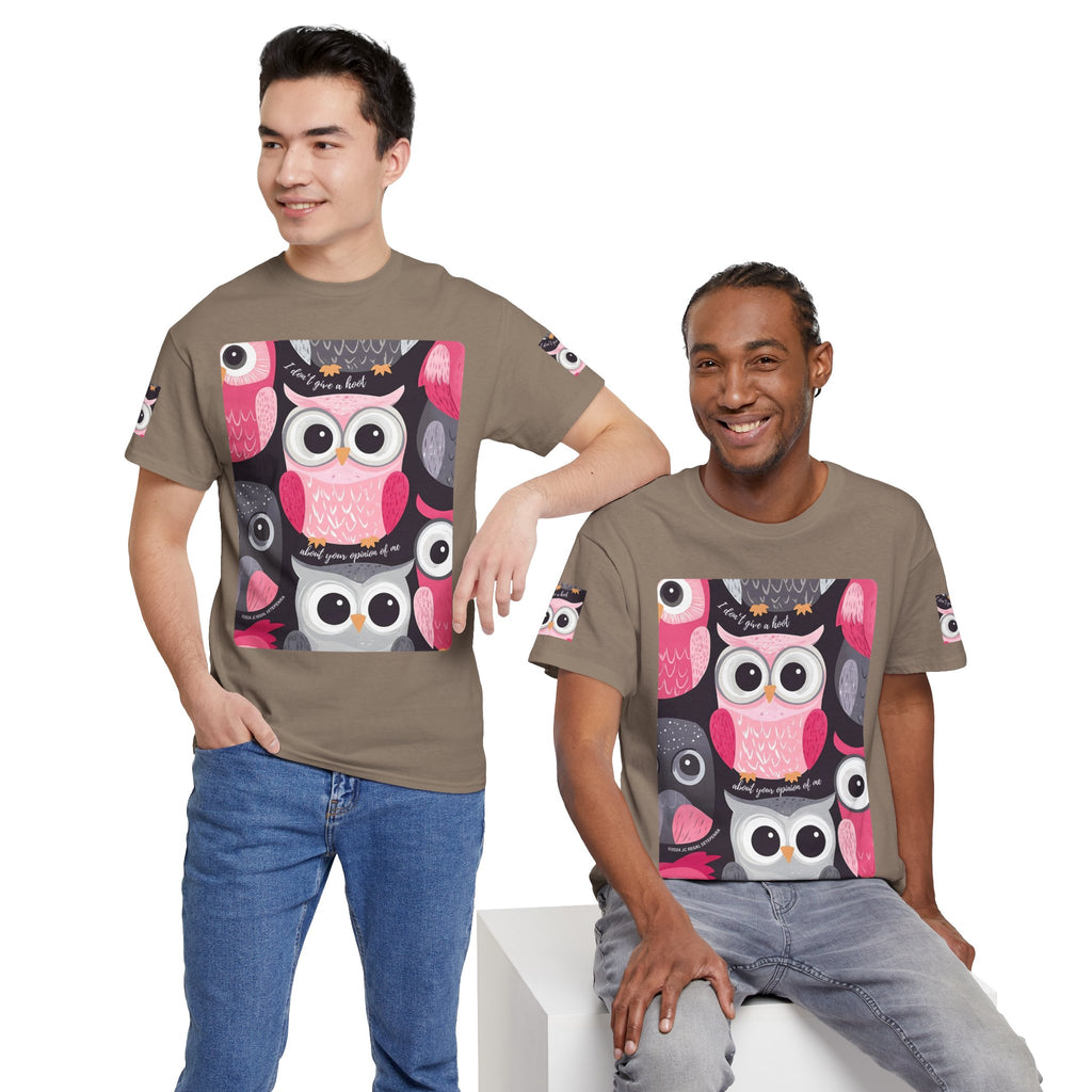 Don't Give A Hoot Unisex Heavy Cotton Tee