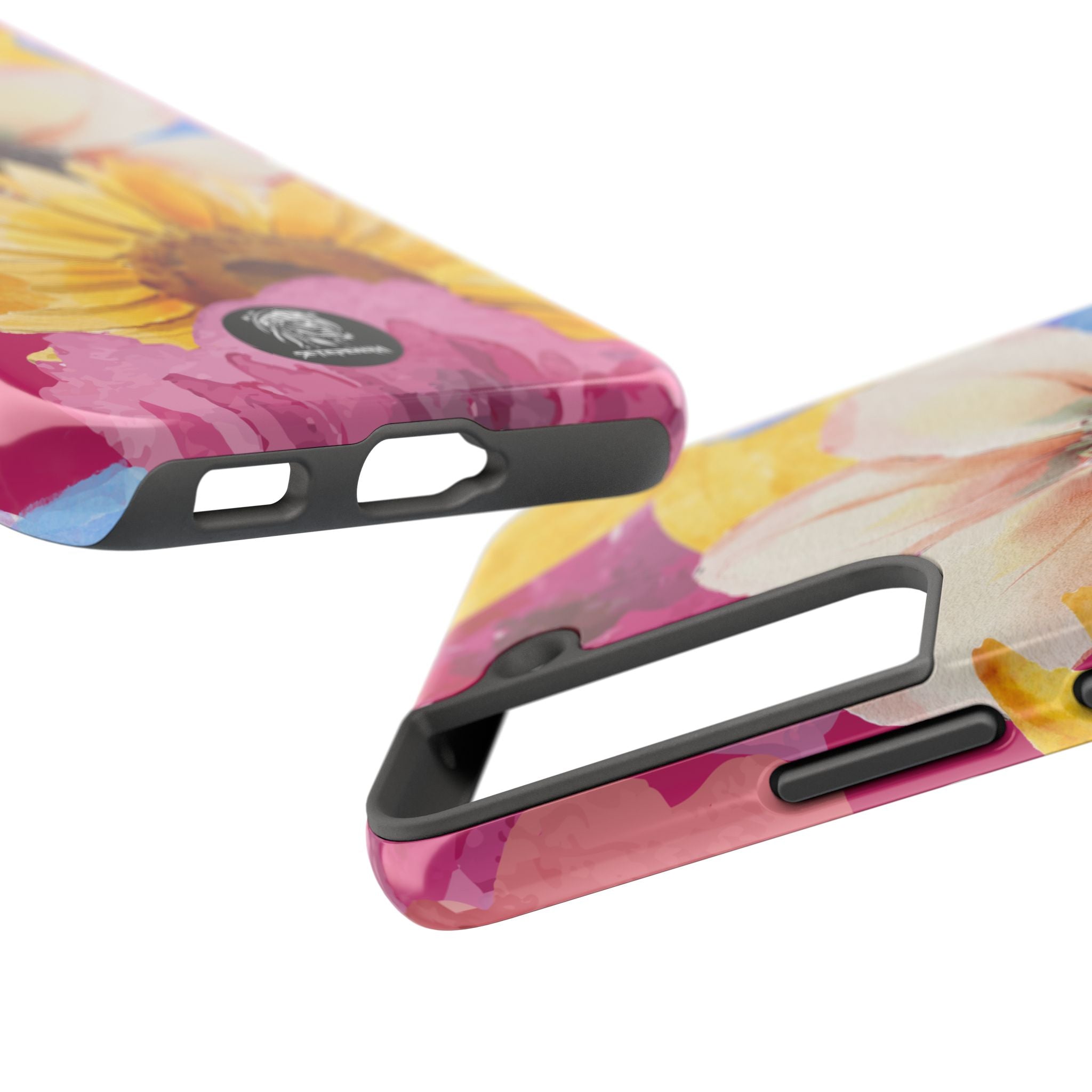 Watercolor Flowers Tough Phone Case (For iPhone, Galaxy & More)