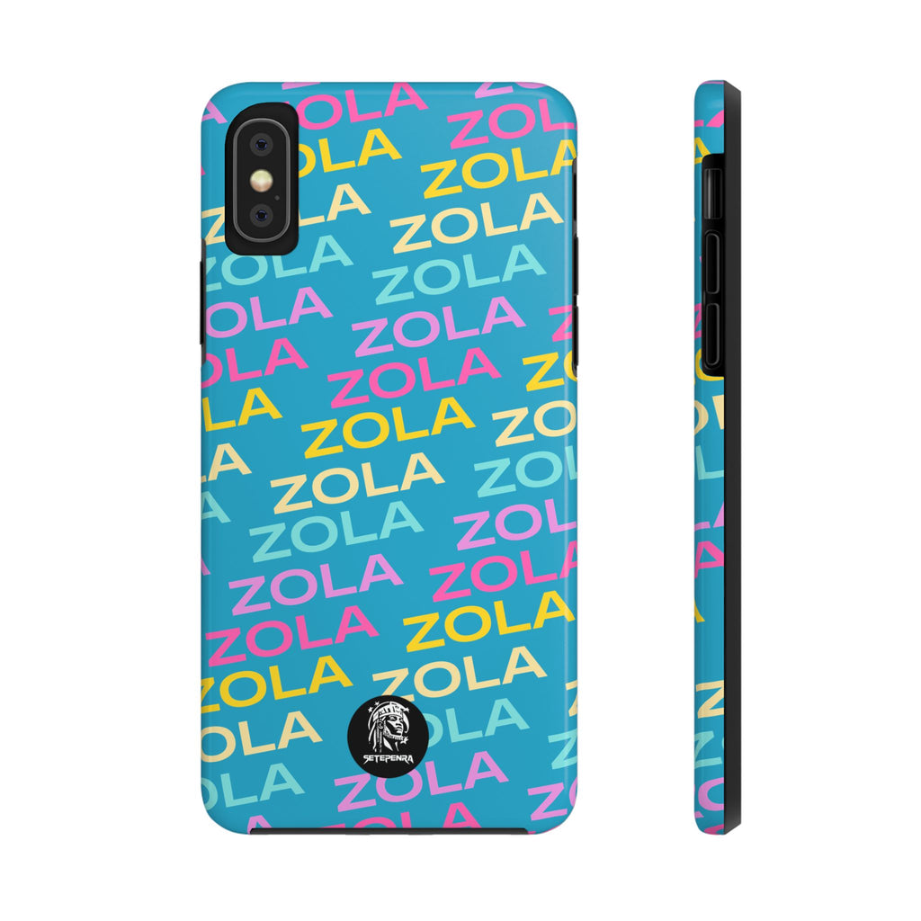 Zola Tough Phone Case (For iPhone, Galaxy & More) - Turquoise SETEPENRA Phone Case.