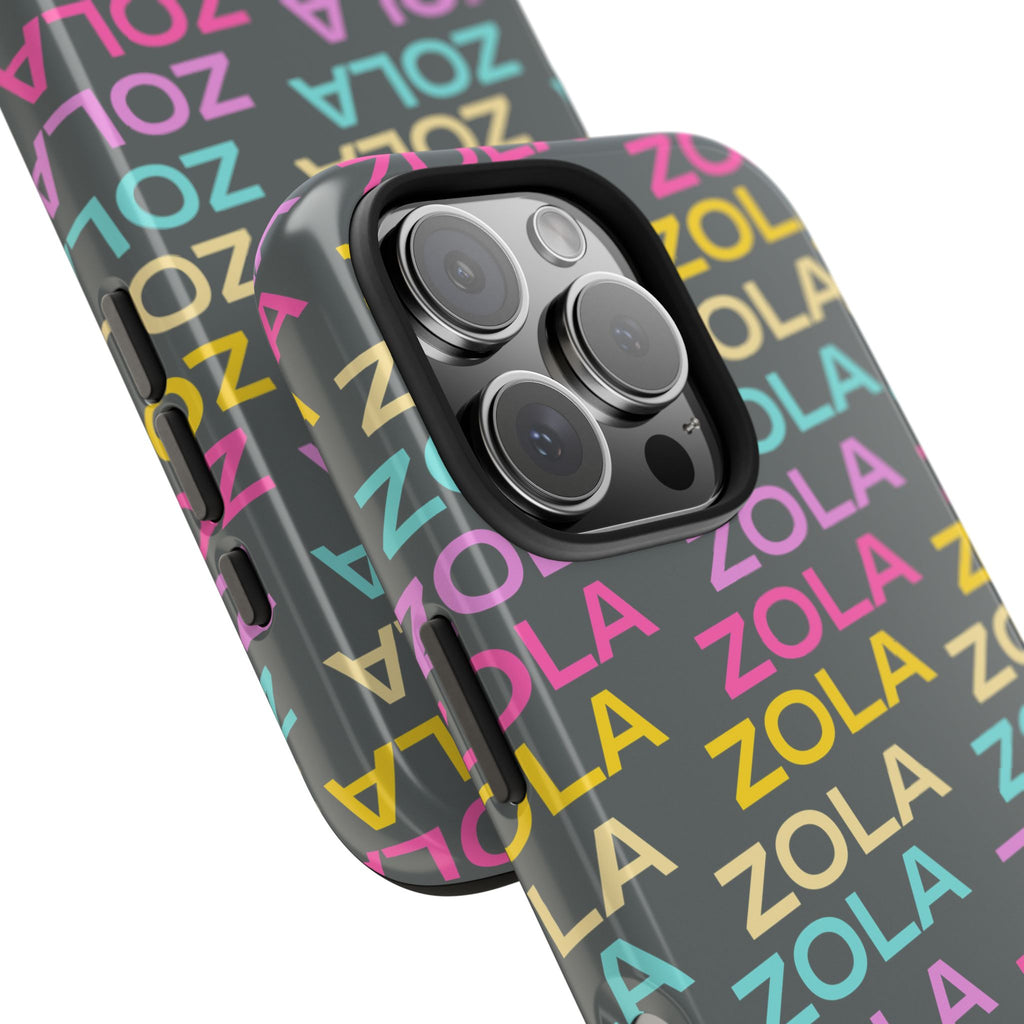 Zola Tough Phone Case (For iPhone, Galaxy & More) - Dark Grey
