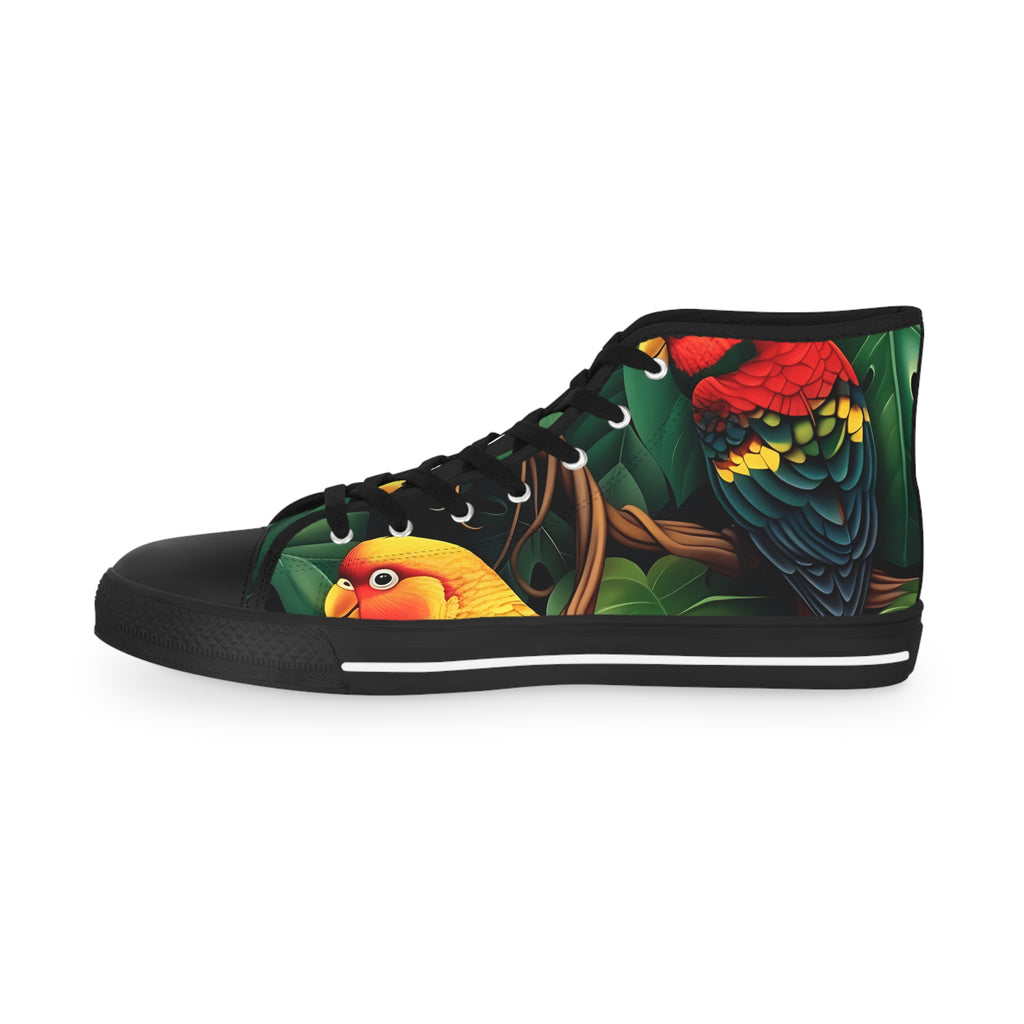 Tri-Parrot Men's High Top Sneakers SETEPENRA Shoes.