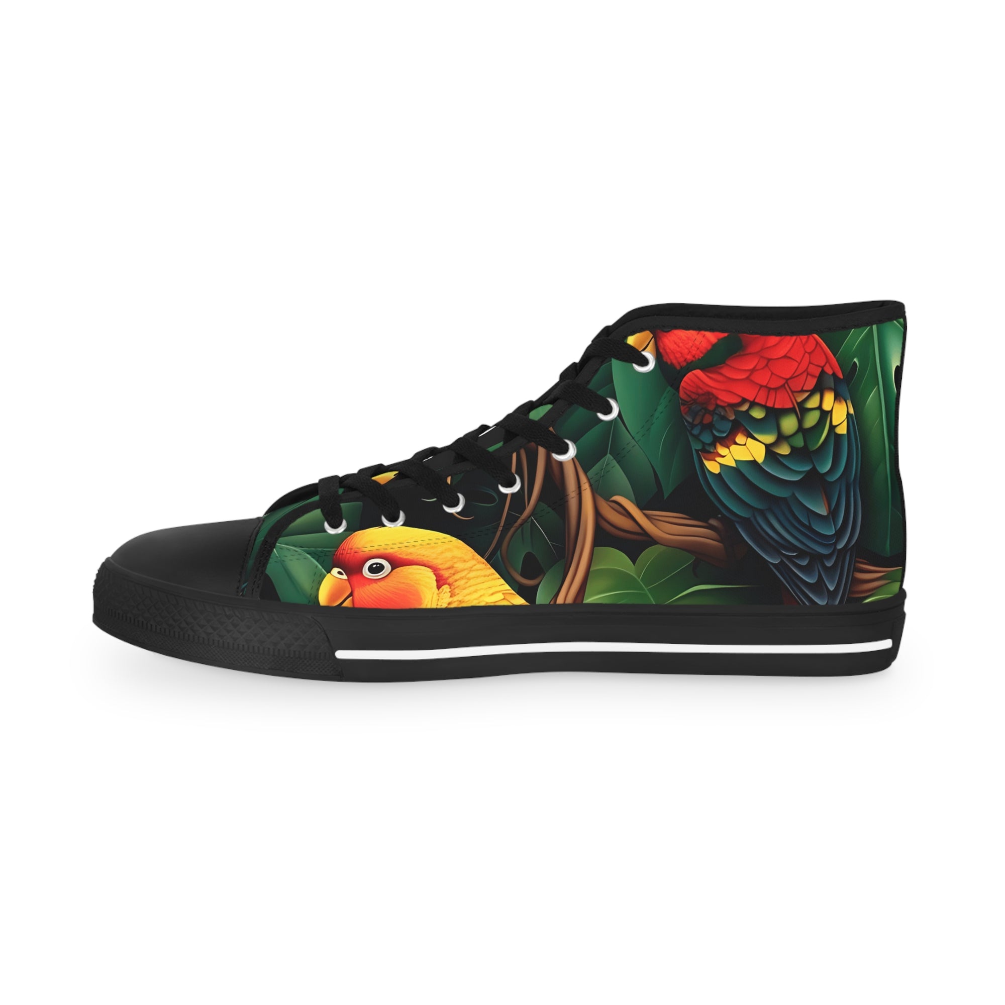 Tri-Parrot Men's High Top Sneakers SETEPENRA Shoes.