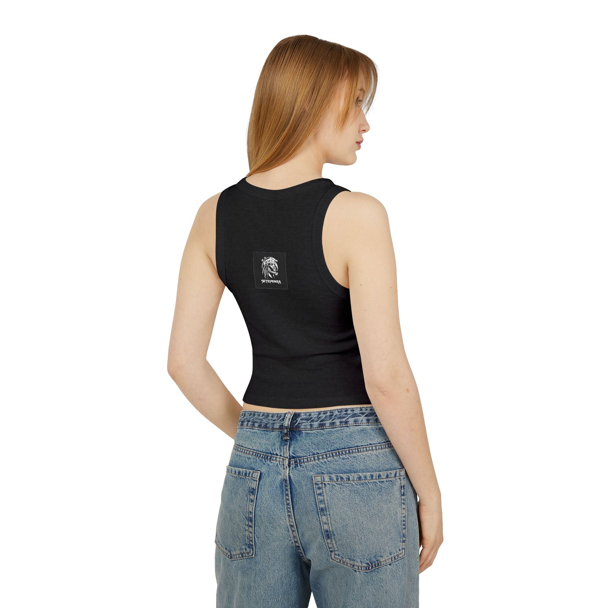 Foxy As Can Be Women's Micro Rib Racer Tank Top SETEPENRA Tank Top.