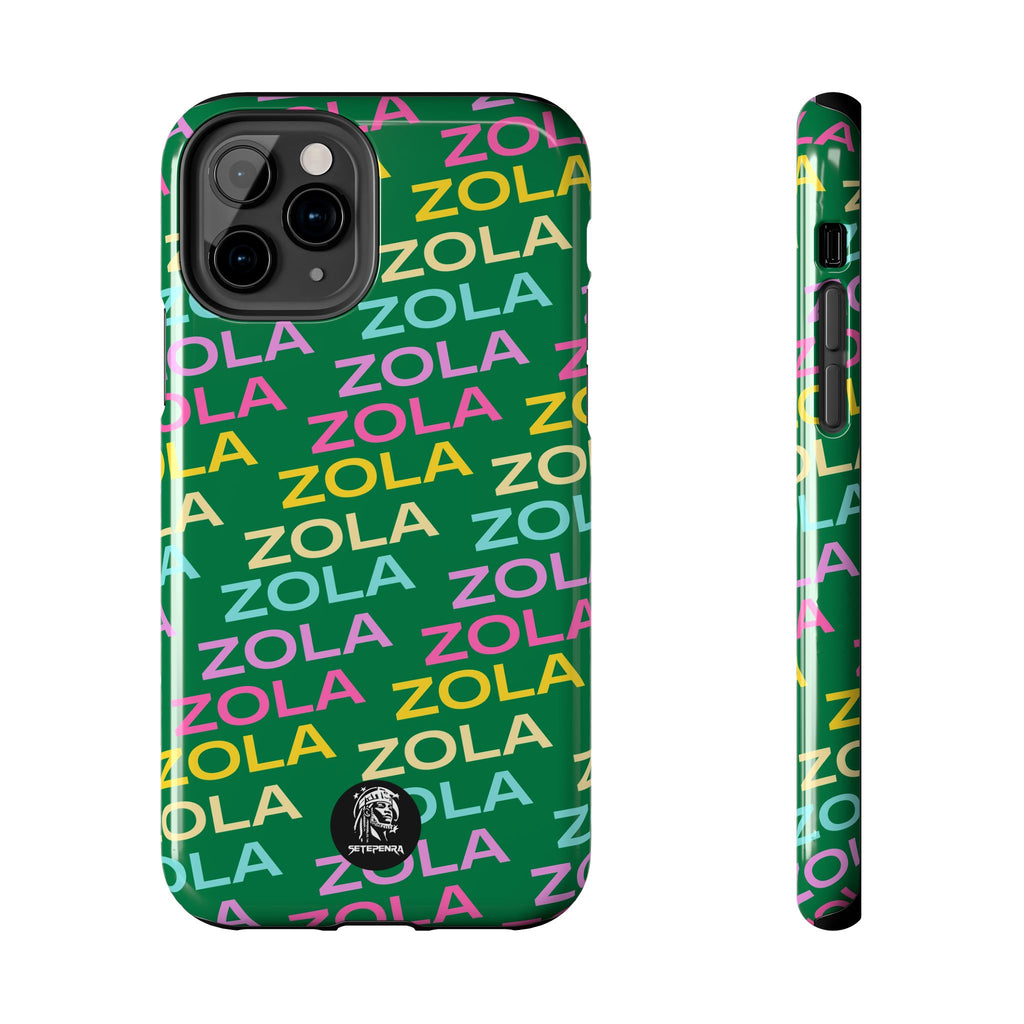 Zola Tough Phone Case (For iPhone, Galaxy & More) - Dark Green SETEPENRA Phone Case.