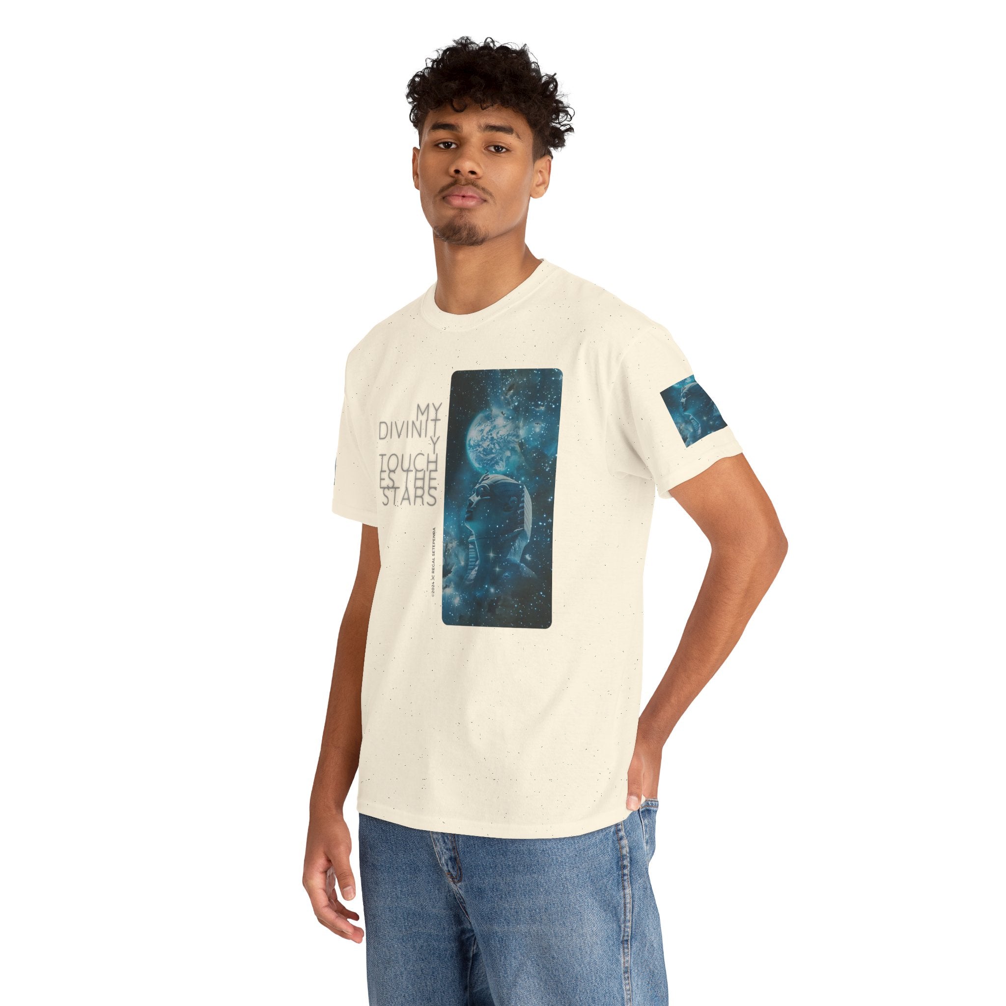 My Divinity Touches The Stars Unisex Heavy Cotton Tee