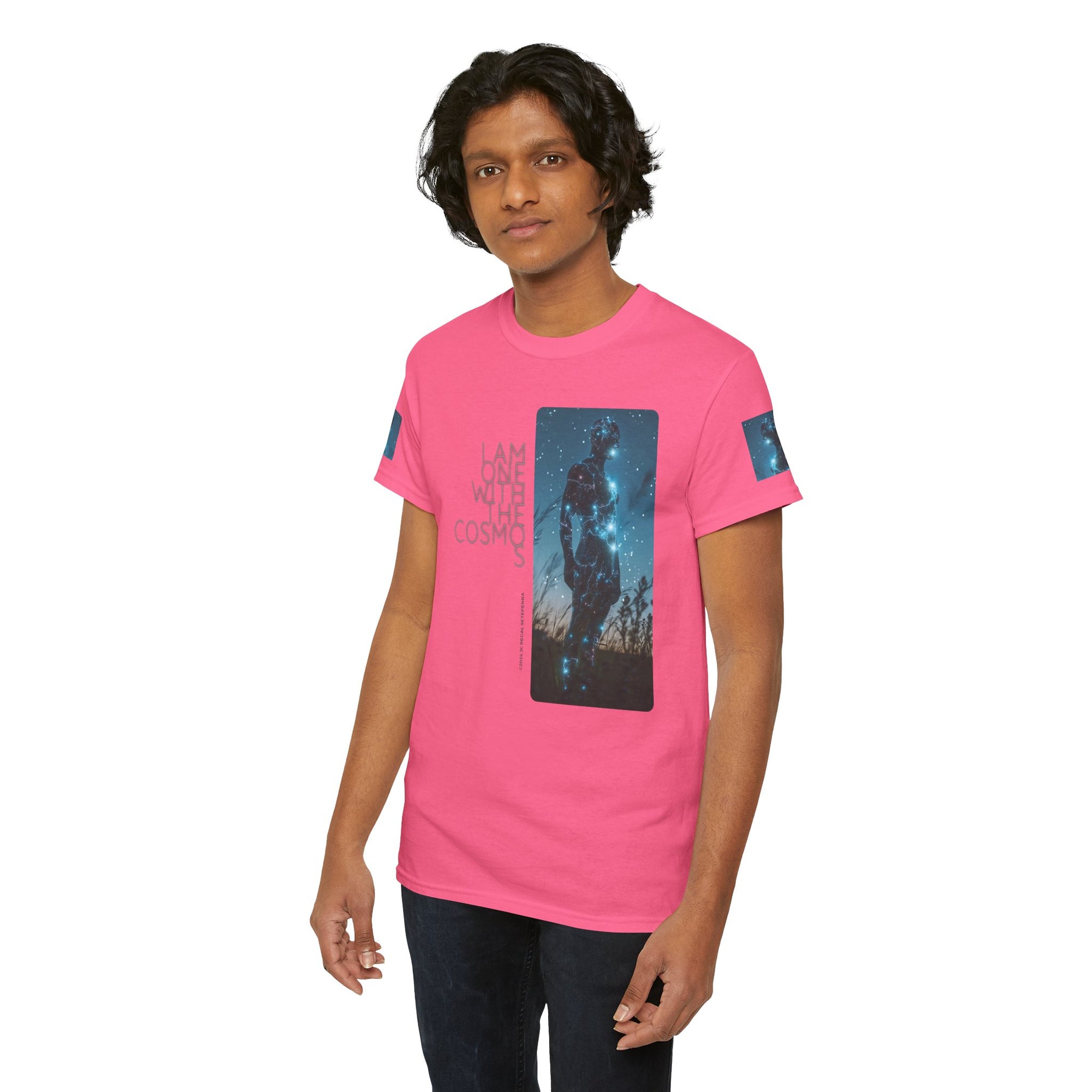 One With The Cosmos Unisex Heavy Cotton Tee