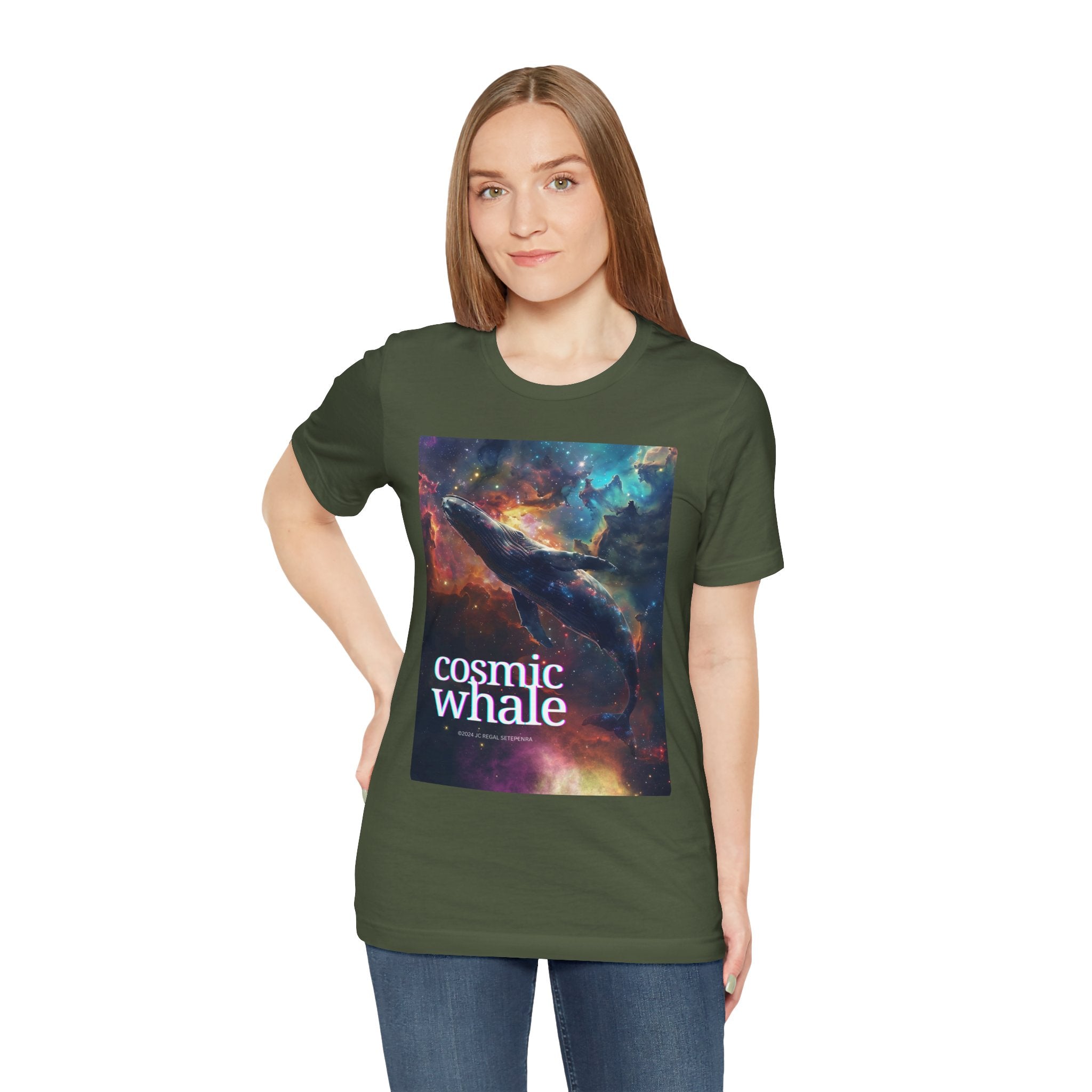 Cosmic Whale Unisex Jersey Short Sleeve Tee