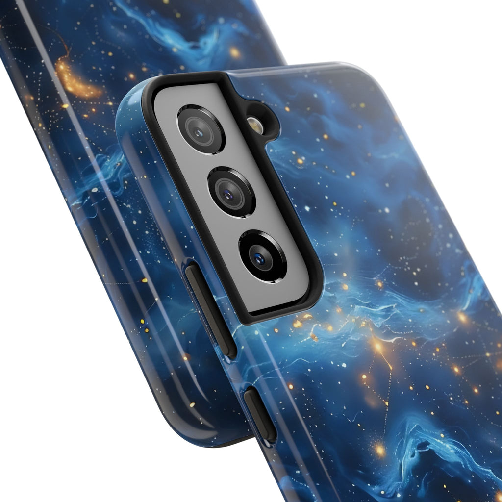 Blue Cosmos Tough Phone Case (For iPhone, Galaxy & More)