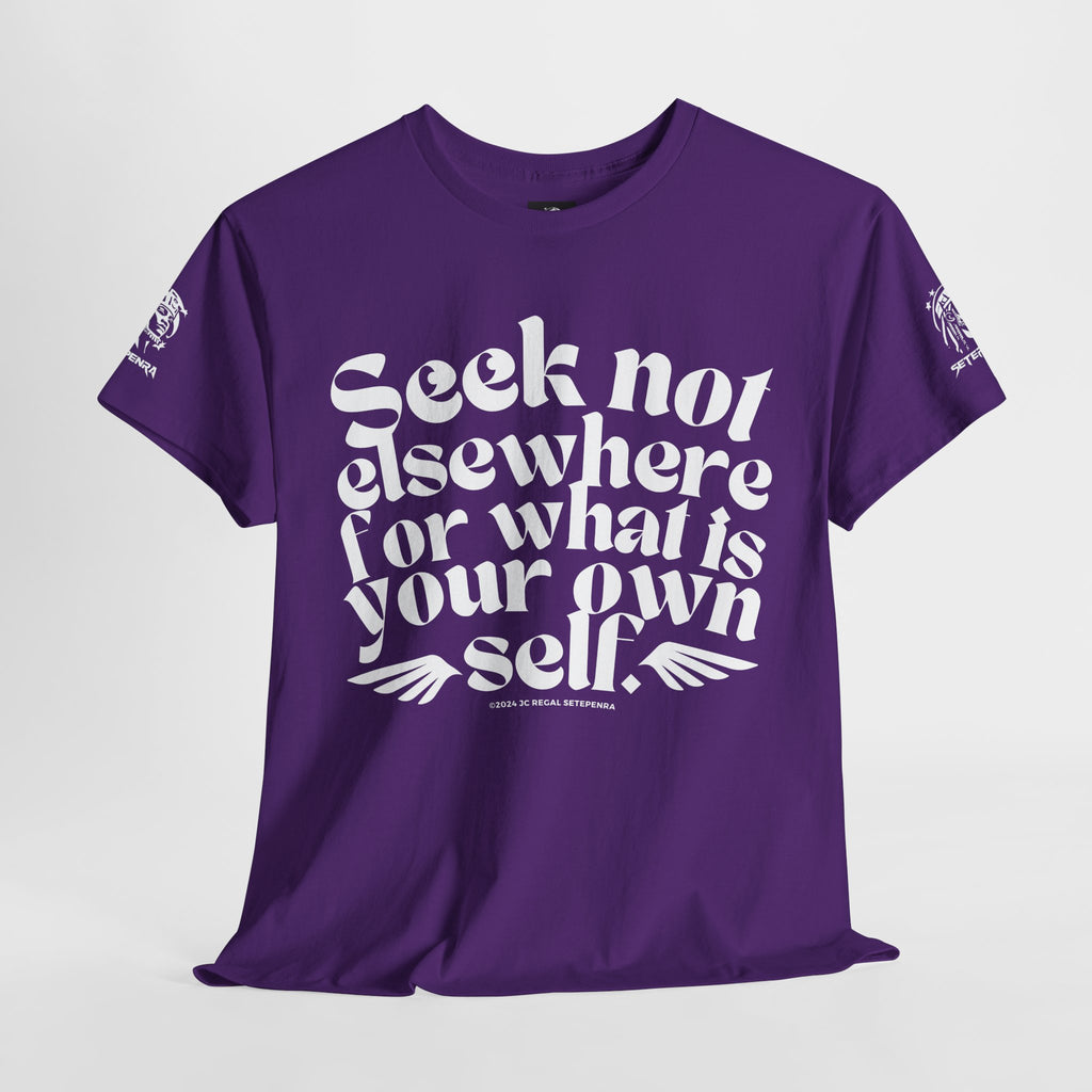 Seek Not Elsewhere Unisex Heavy Cotton Tee