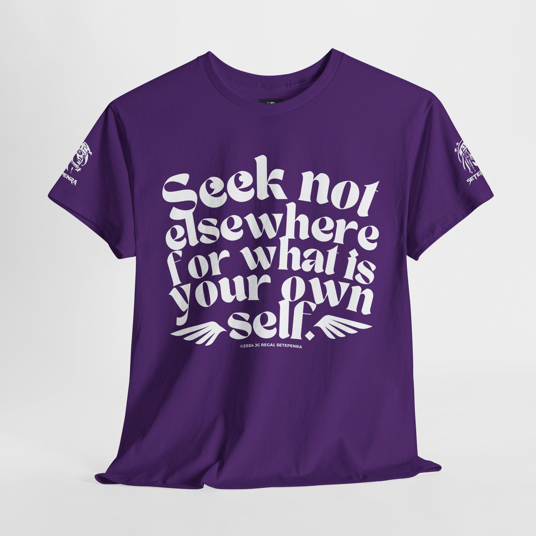 Seek Not Elsewhere Unisex Heavy Cotton Tee