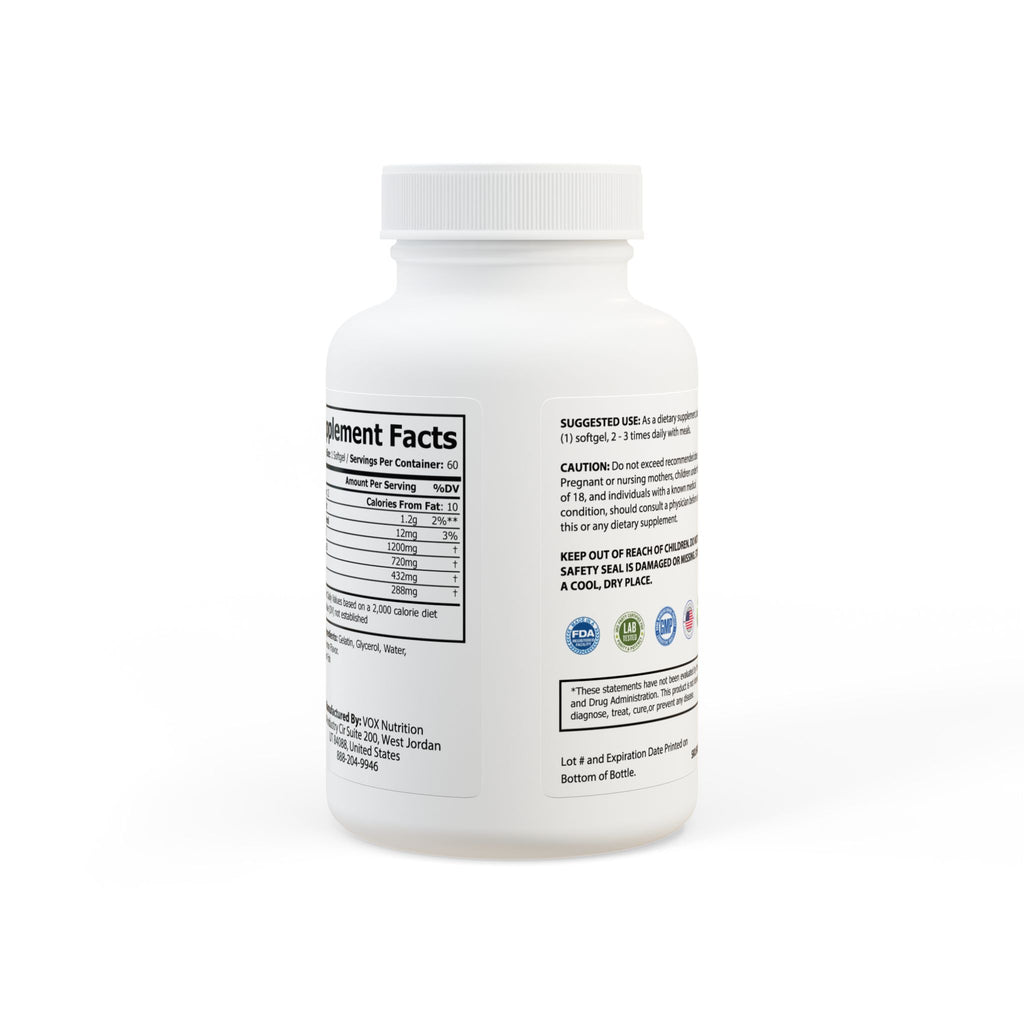 SETEPENRA Goodstuff Omega 3 Fish Oil Supplement (60 Softgels)