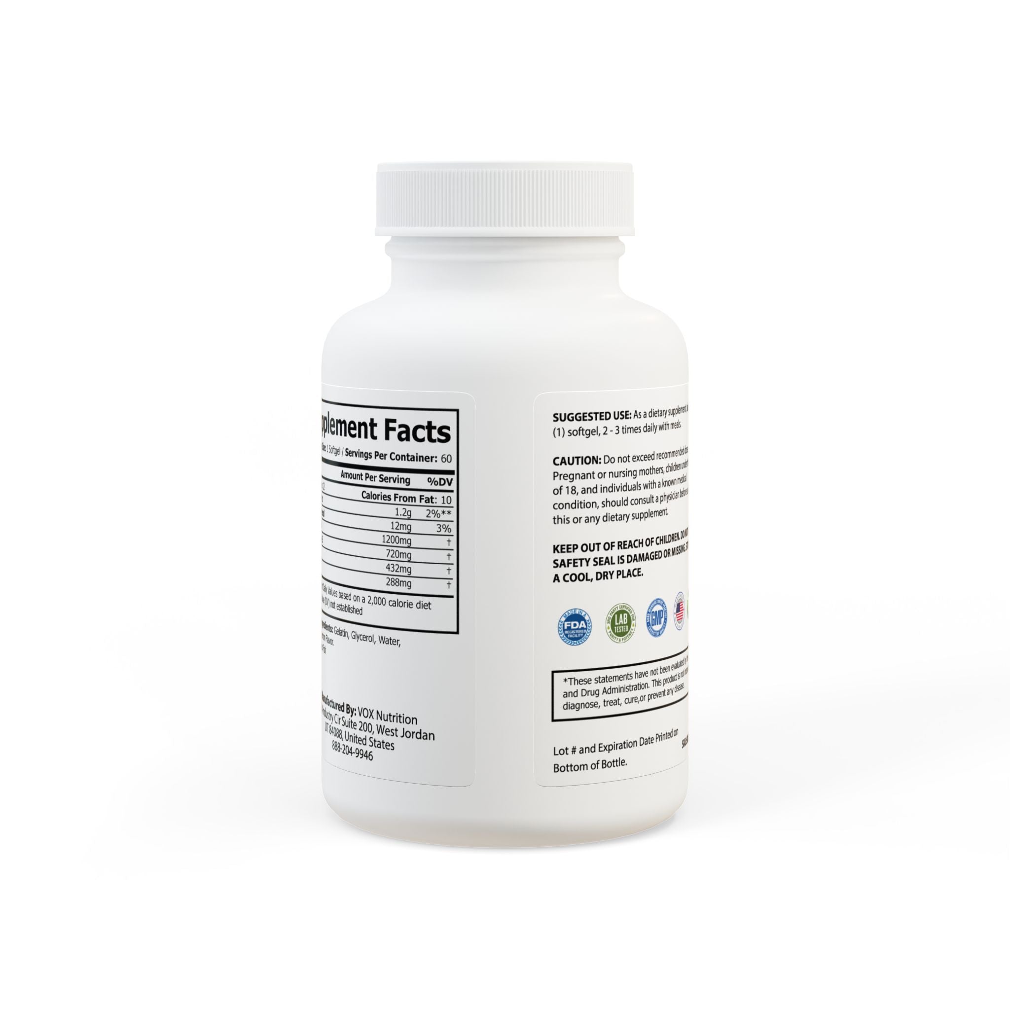 SETEPENRA Goodstuff Omega 3 Fish Oil Supplement (60 Softgels)
