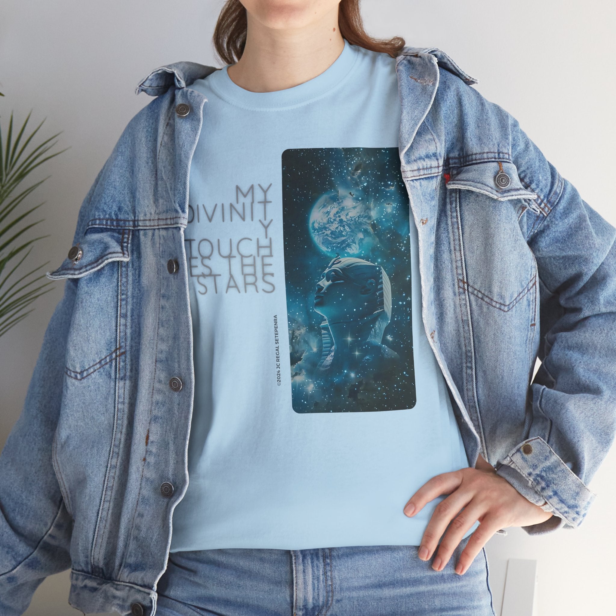 My Divinity Touches The Stars Unisex Heavy Cotton Tee