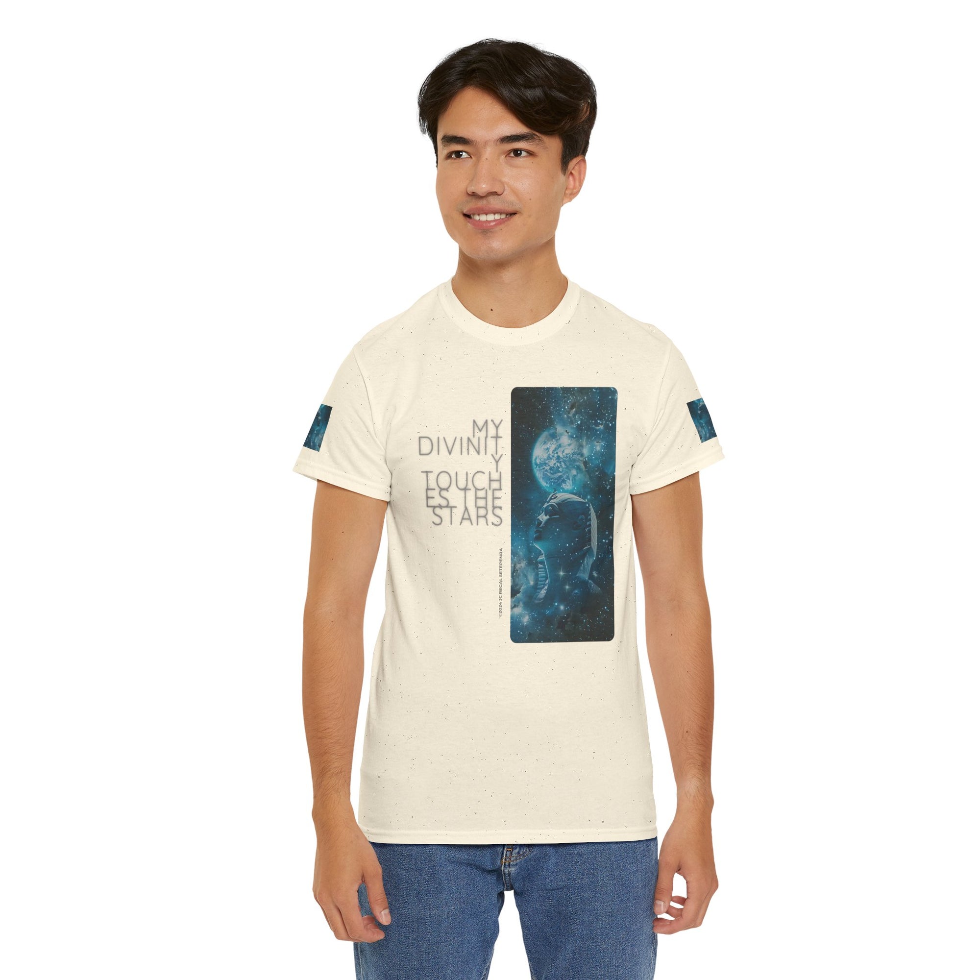 My Divinity Touches The Stars Unisex Heavy Cotton Tee