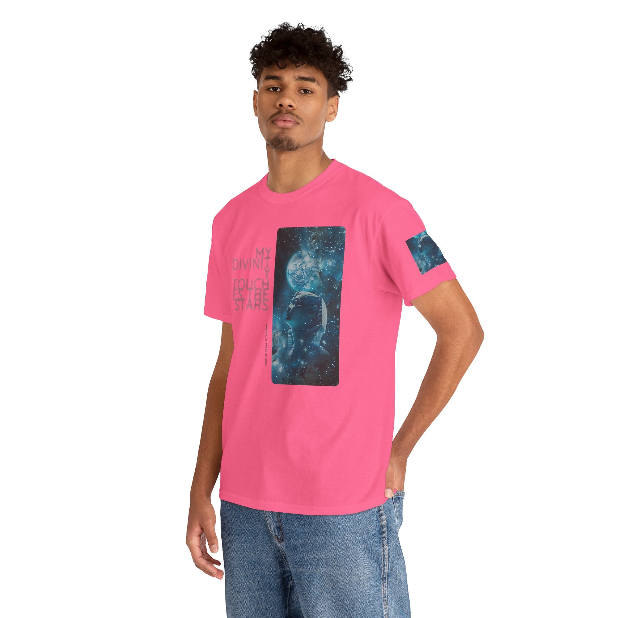 My Divinity Touches The Stars Unisex Heavy Cotton Tee