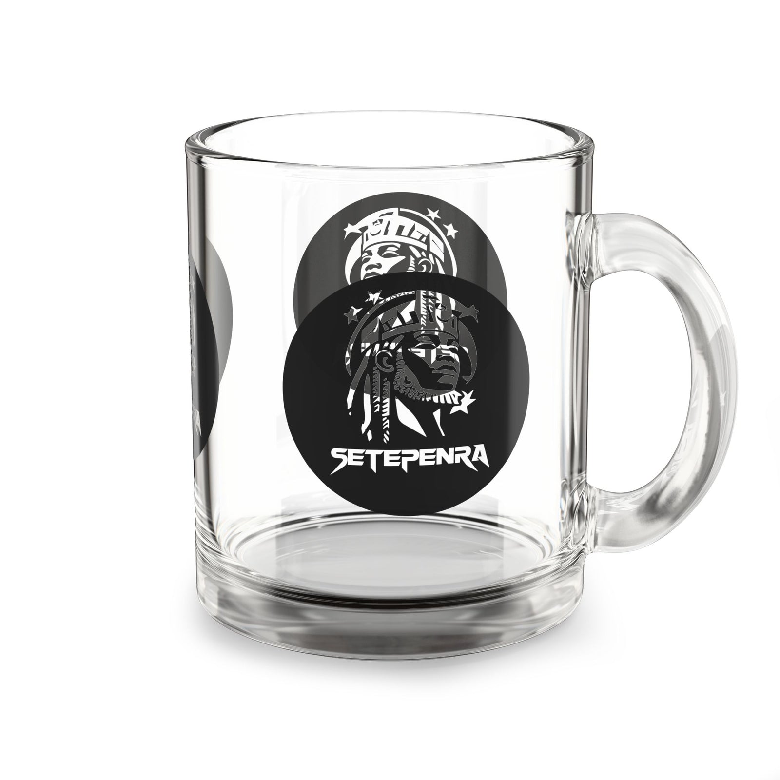 SETEPENRA Glass Mug, 10oz