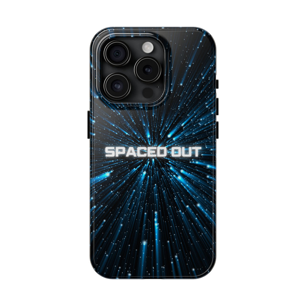 Spaced Out Tough Phone Case — Cosmic Space Warp Protective Cover