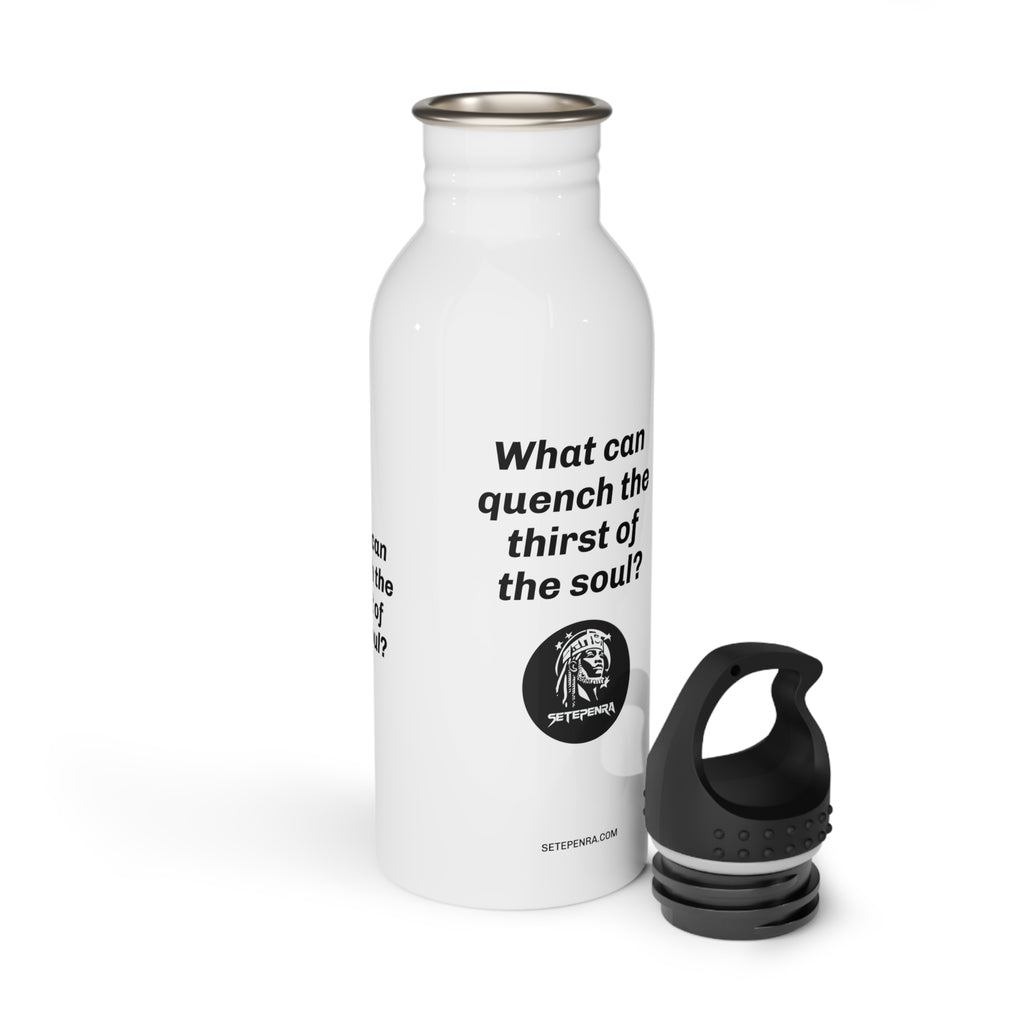 SETEPENRA Thirst Of The Soul Stainless Steel Water Bottle (White) SETEPENRA Mug.