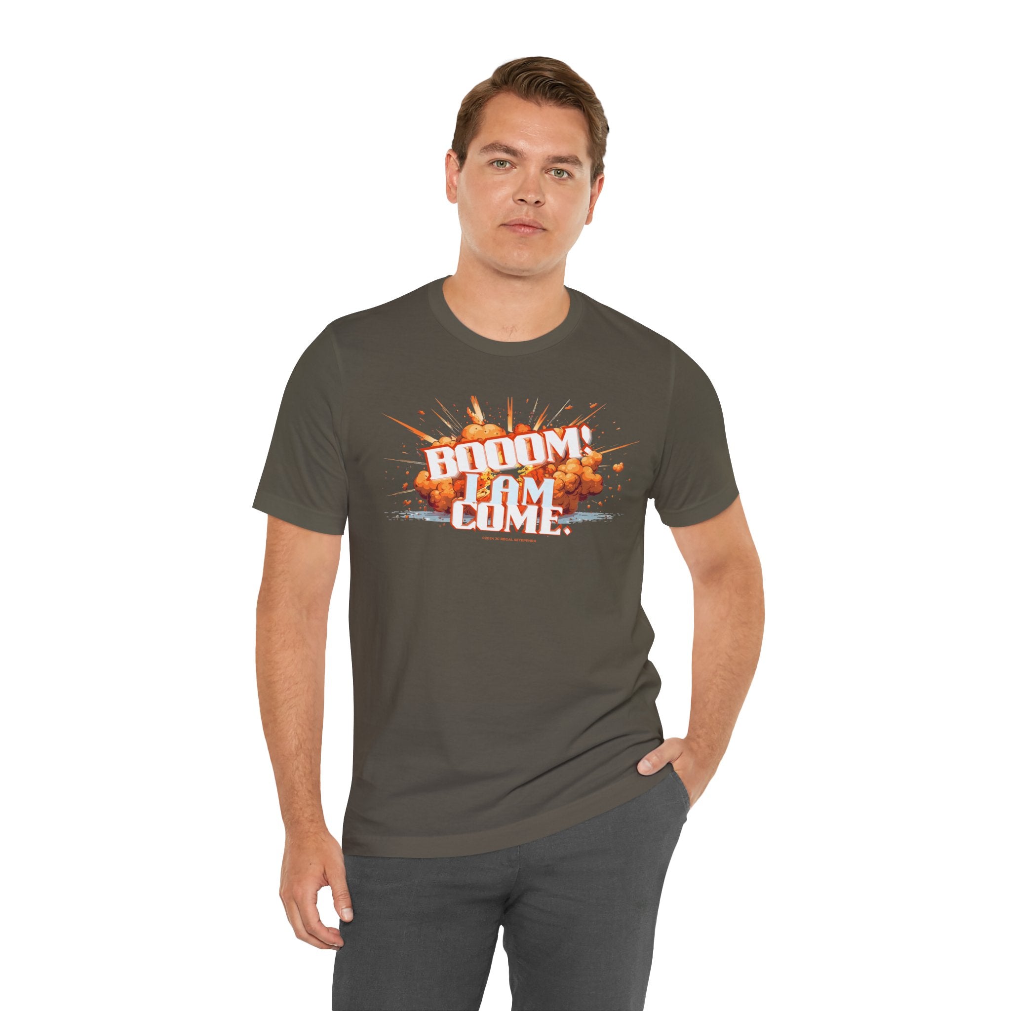 BOOOM! I AM COME Unisex Jersey Short Sleeve Tee