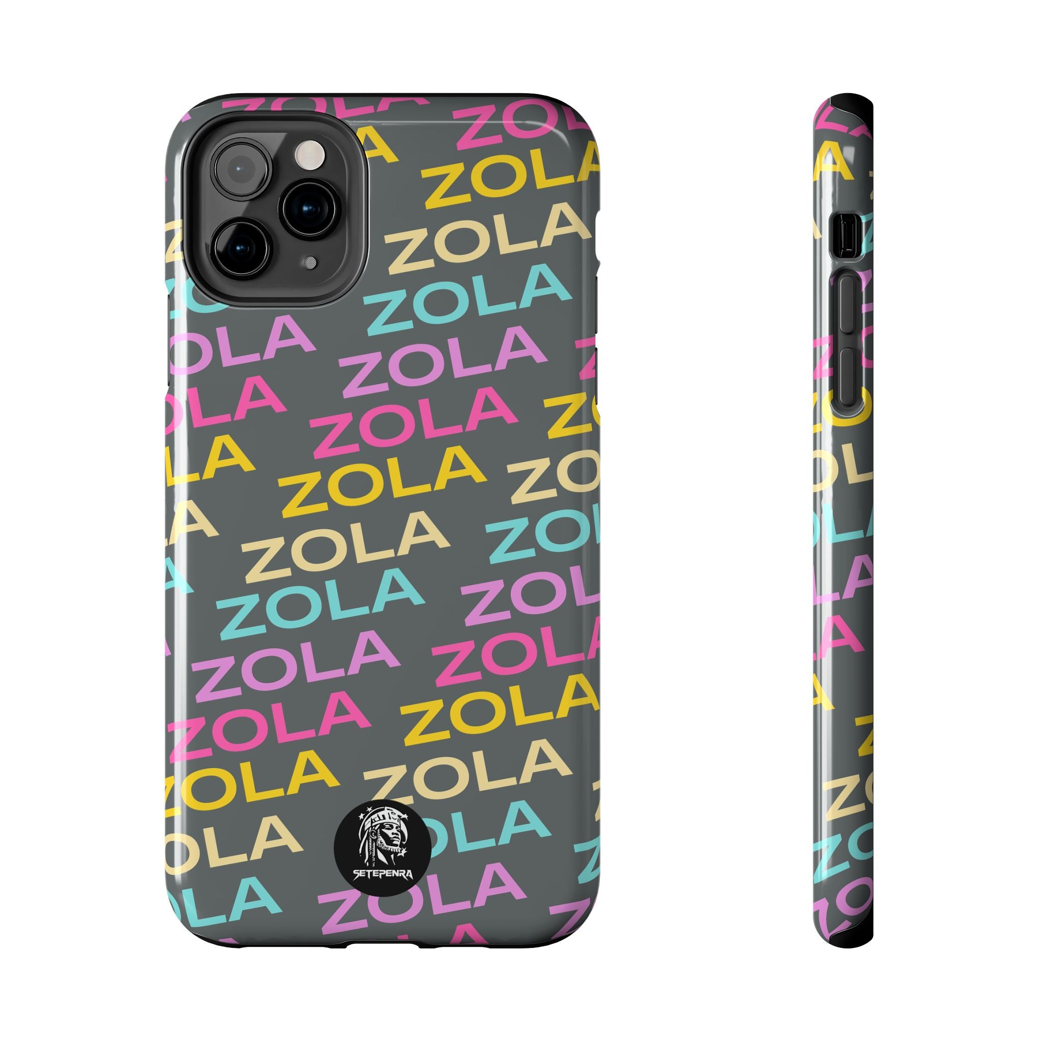 Zola Tough Phone Case (For iPhone, Galaxy & More) - Dark Grey SETEPENRA Phone Case.