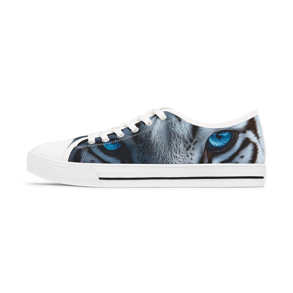 Primal Power Women's Low Top Sneakers - White Tiger (1st Edition) SETEPENRA Shoes.