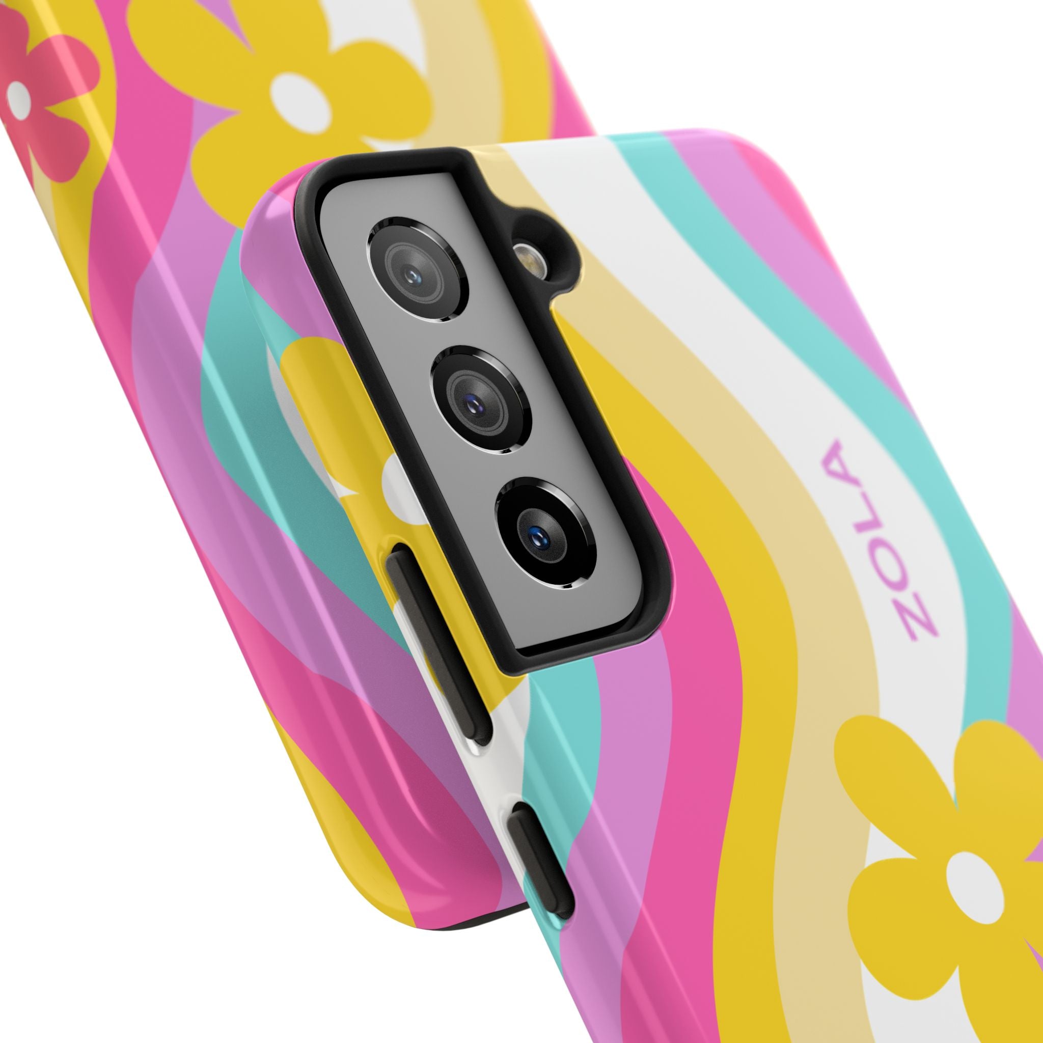 Zola Tough Phone Case (For iPhone, Galaxy & More) - White Wave SETEPENRA Phone Case.