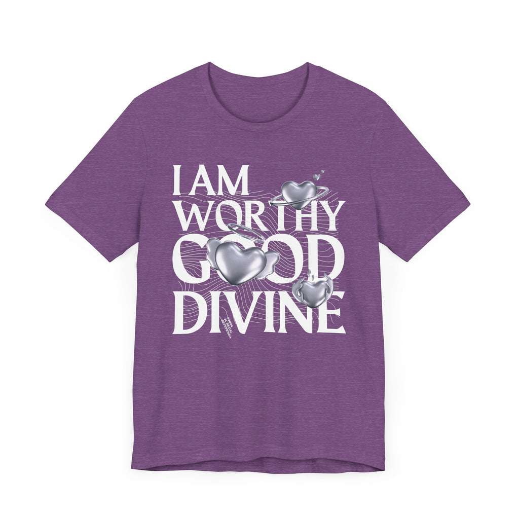 I AM WORTHY GOOD DIVINE Unisex Jersey Short Sleeve Tee SETEPENRA T-Shirt.