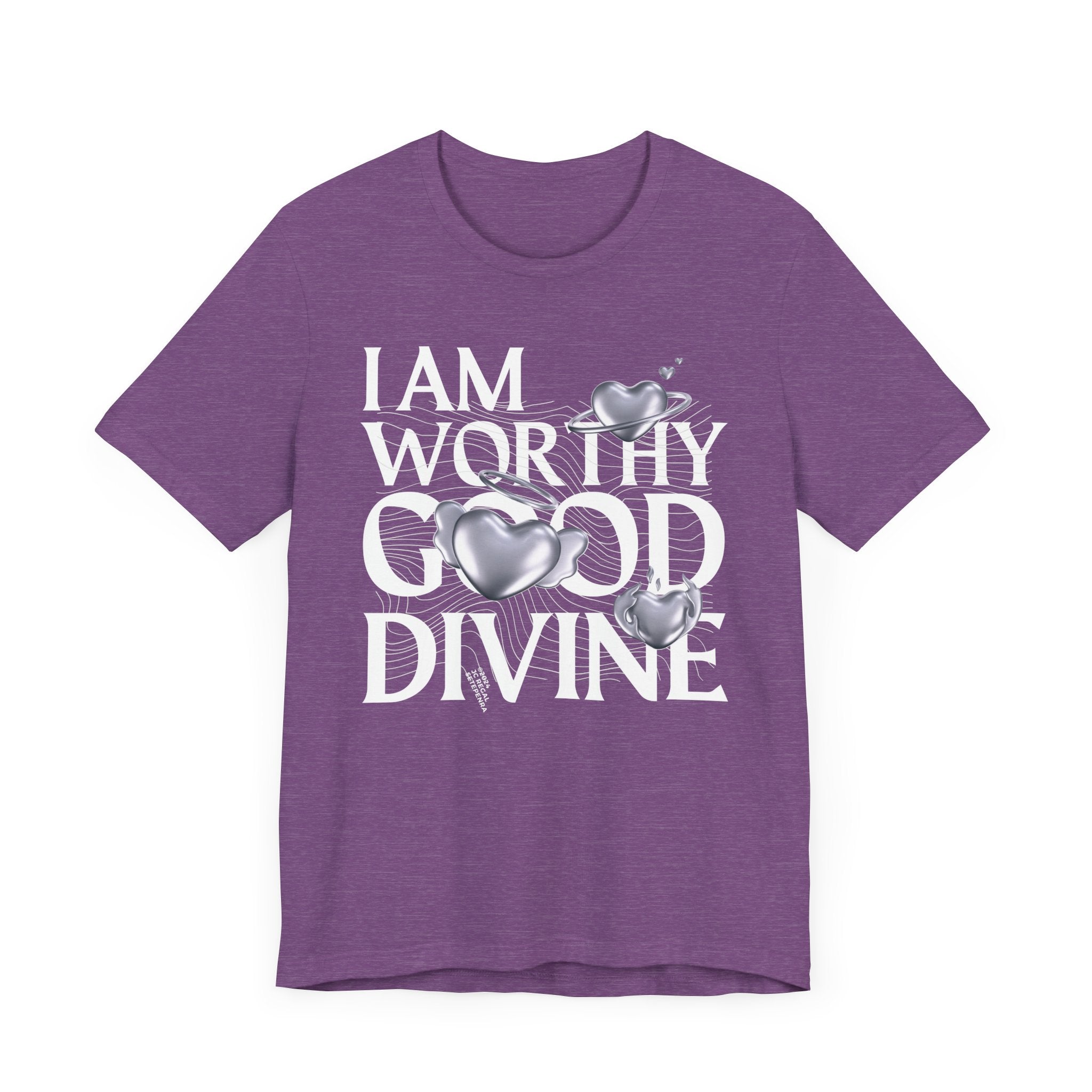 I AM WORTHY GOOD DIVINE Unisex Jersey Short Sleeve Tee SETEPENRA T-Shirt.