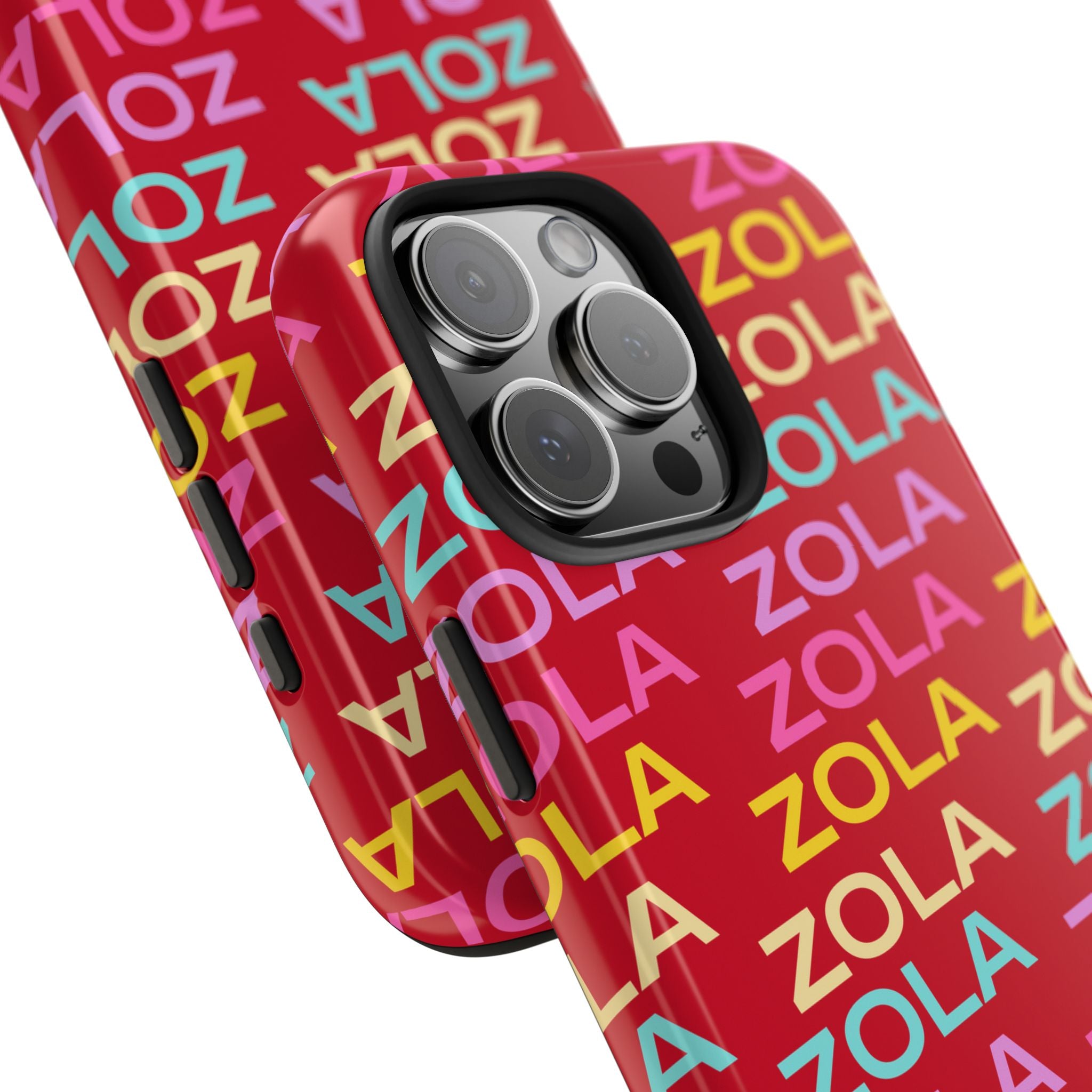 Zola Tough Phone Case (For iPhone, Galaxy & More) - Dark Red