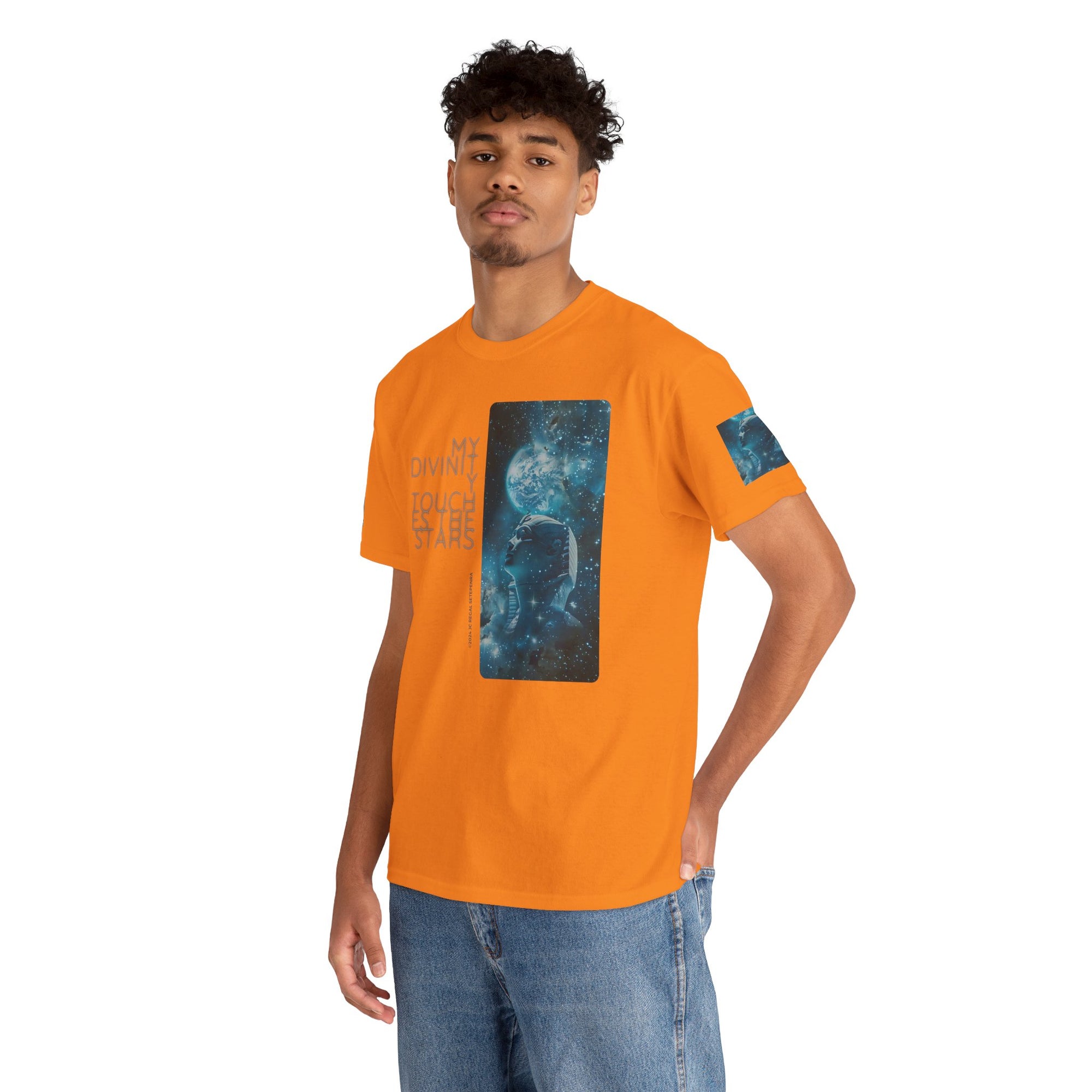 My Divinity Touches The Stars Unisex Heavy Cotton Tee
