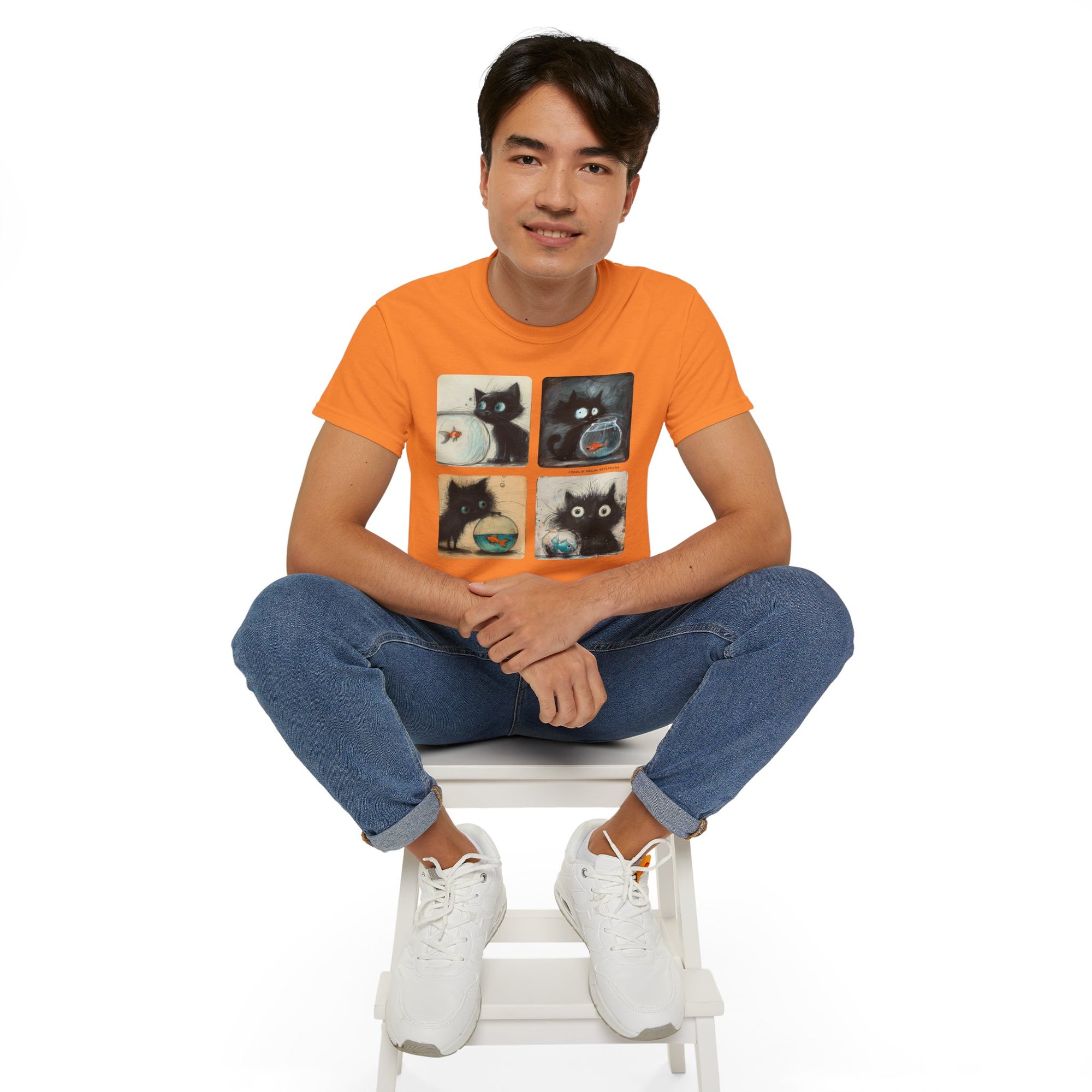 Fishy Kitty Unisex Ultra Cotton Tee