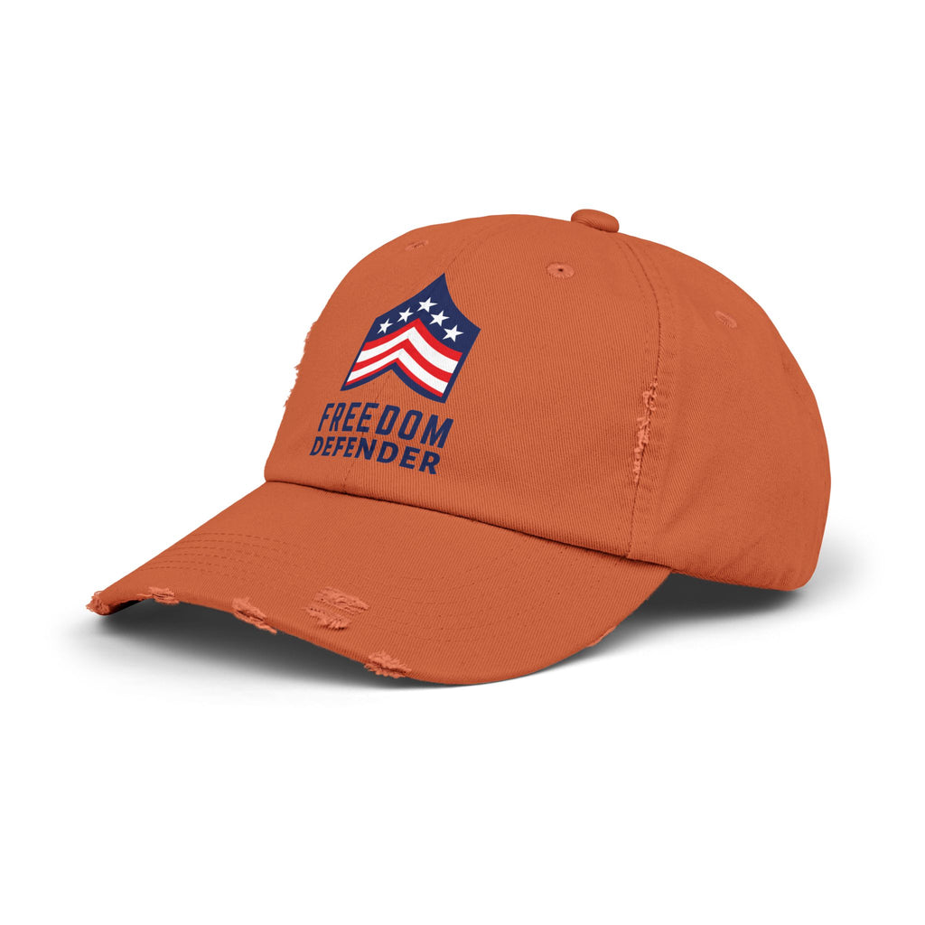 Freedom Defender Unisex Distressed Cap