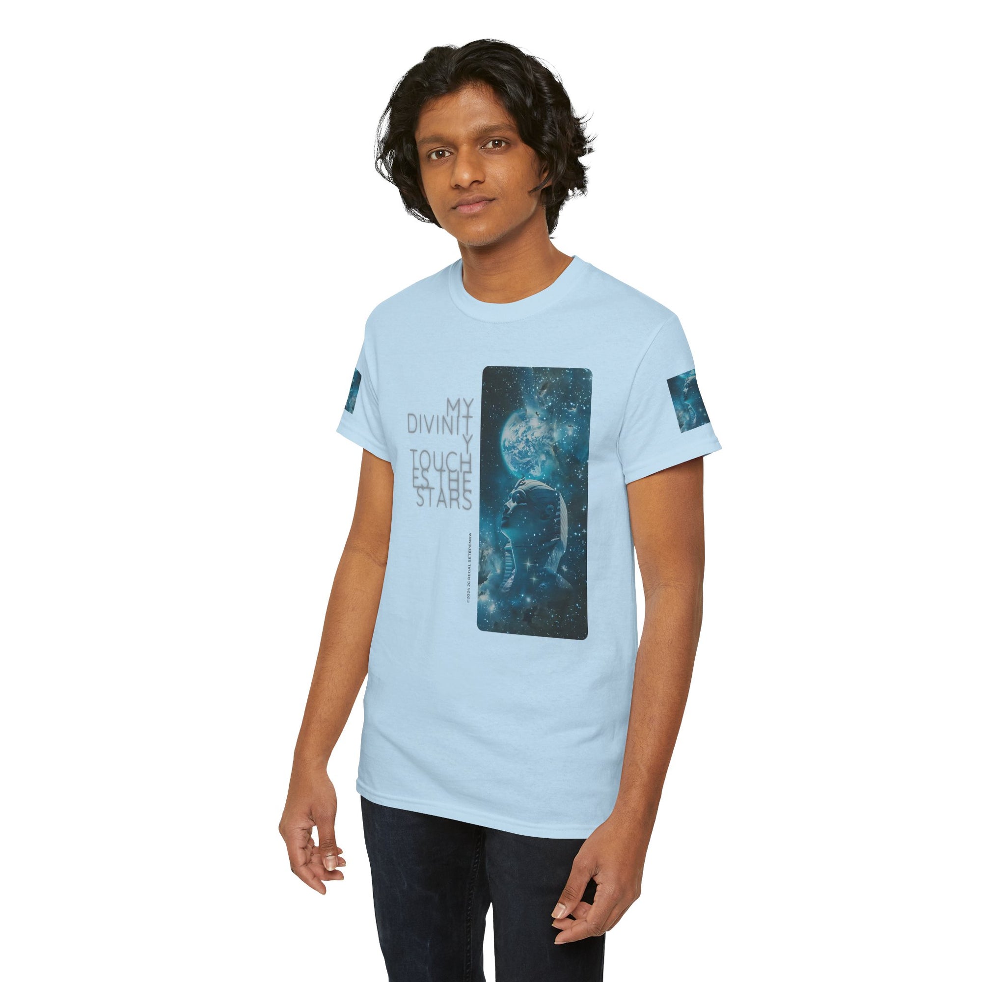 My Divinity Touches The Stars Unisex Heavy Cotton Tee