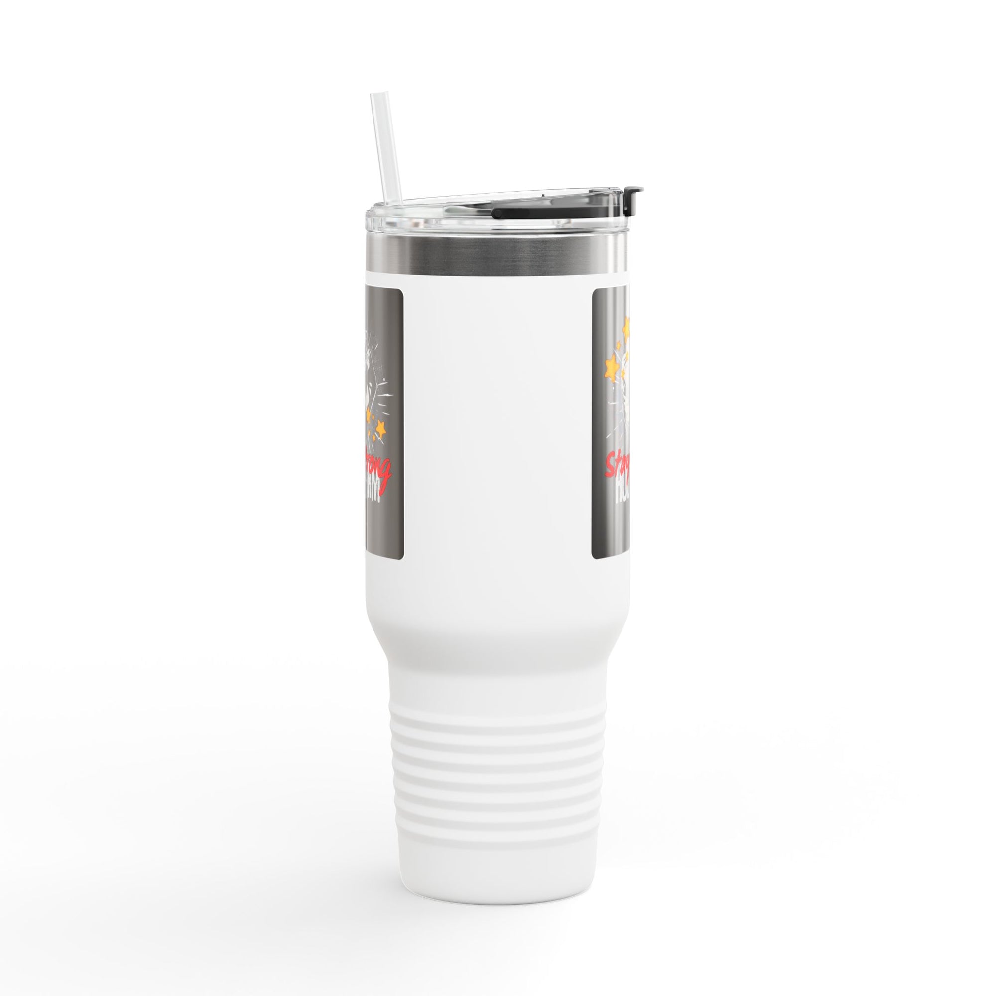 Stay Strong Hold Firm Insulated Travel Mug, 40oz
