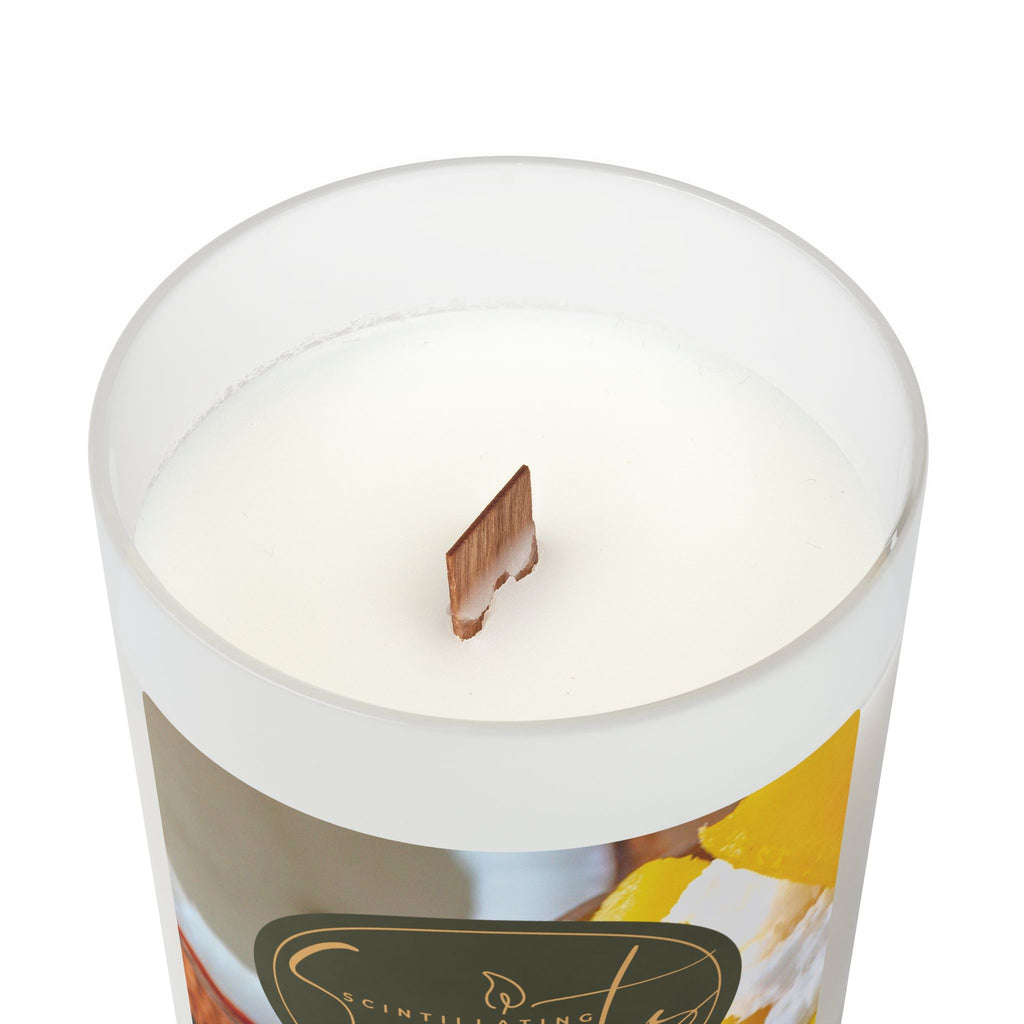 Scintillating Scents by SETEPENRA Frosted Glass Candle, 11oz
