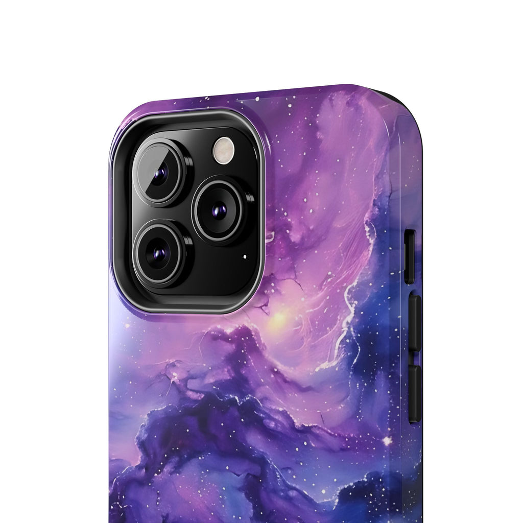 Purple Cosmos Tough Phone Case (For iPhone, Galaxy & More)