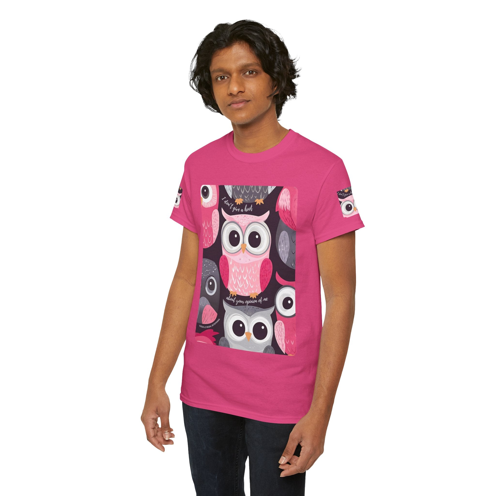 Don't Give A Hoot Unisex Heavy Cotton Tee